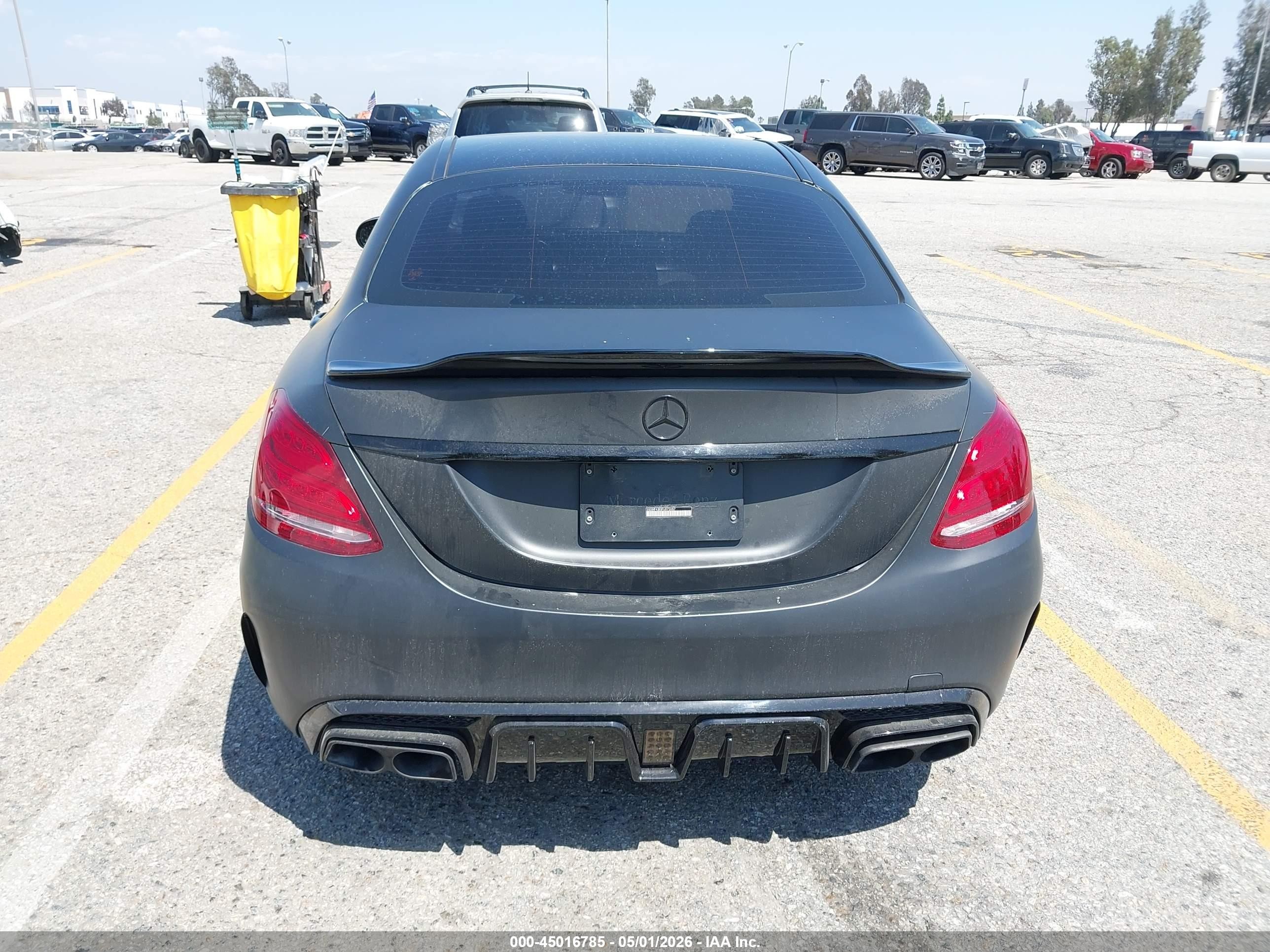 2015 Mercedes-benz C 300 Sport Black vin: 55SWF4JB3FU072657