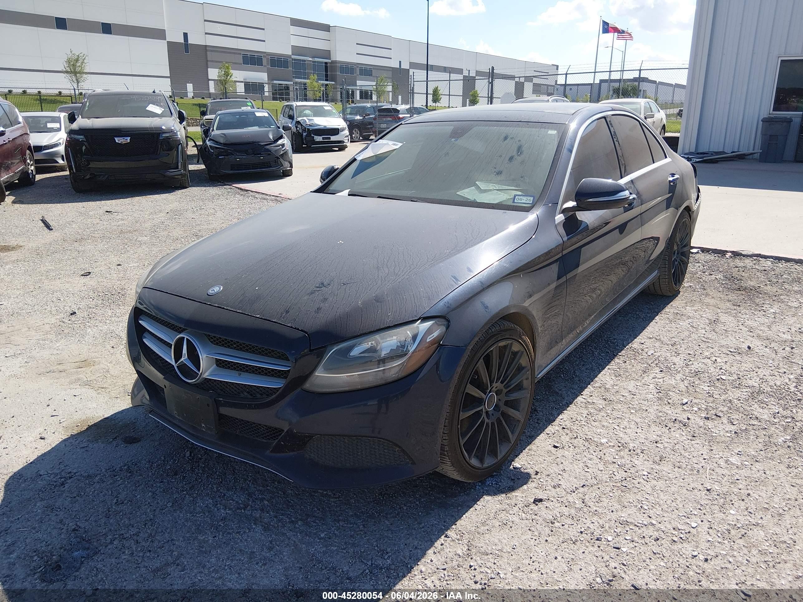 2015 Mercedes-benz C 300   Navy vin: 55SWF4JB3FU082914