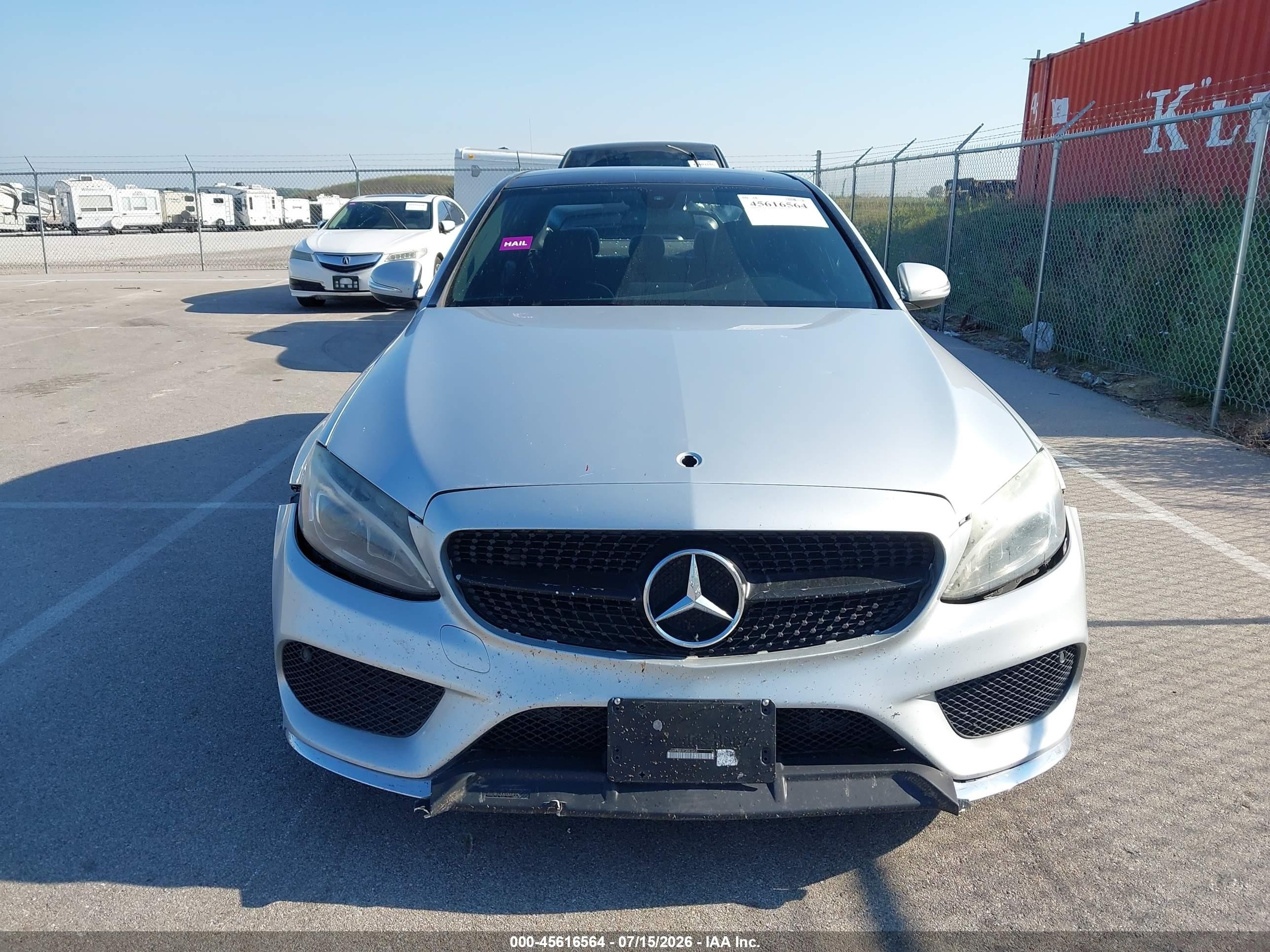 2015 Mercedes-benz C 300 Sport Silver vin: 55SWF4JB3FU083853