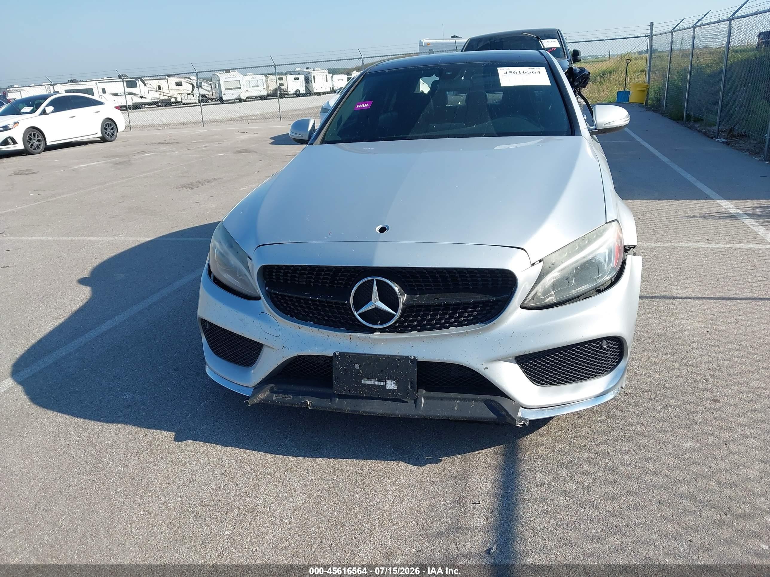 2015 Mercedes-benz C 300 Sport Silver vin: 55SWF4JB3FU083853