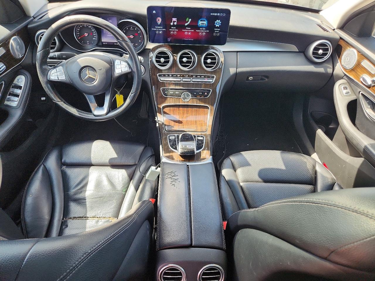 2015 Mercedes-benz C 300 Black vin: 55SWF4JB4FU068097