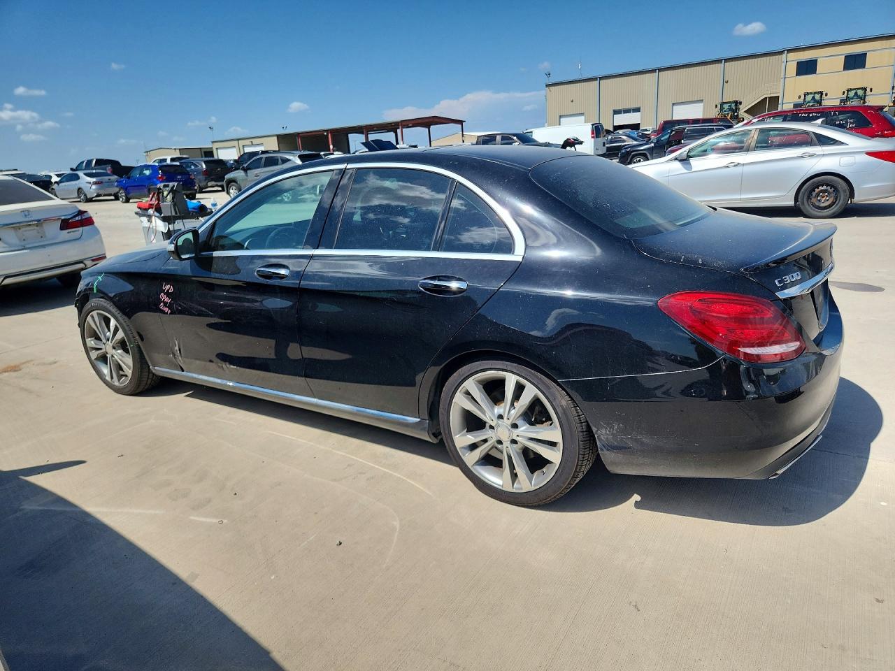 2015 Mercedes-benz C 300 Black vin: 55SWF4JB4FU068097