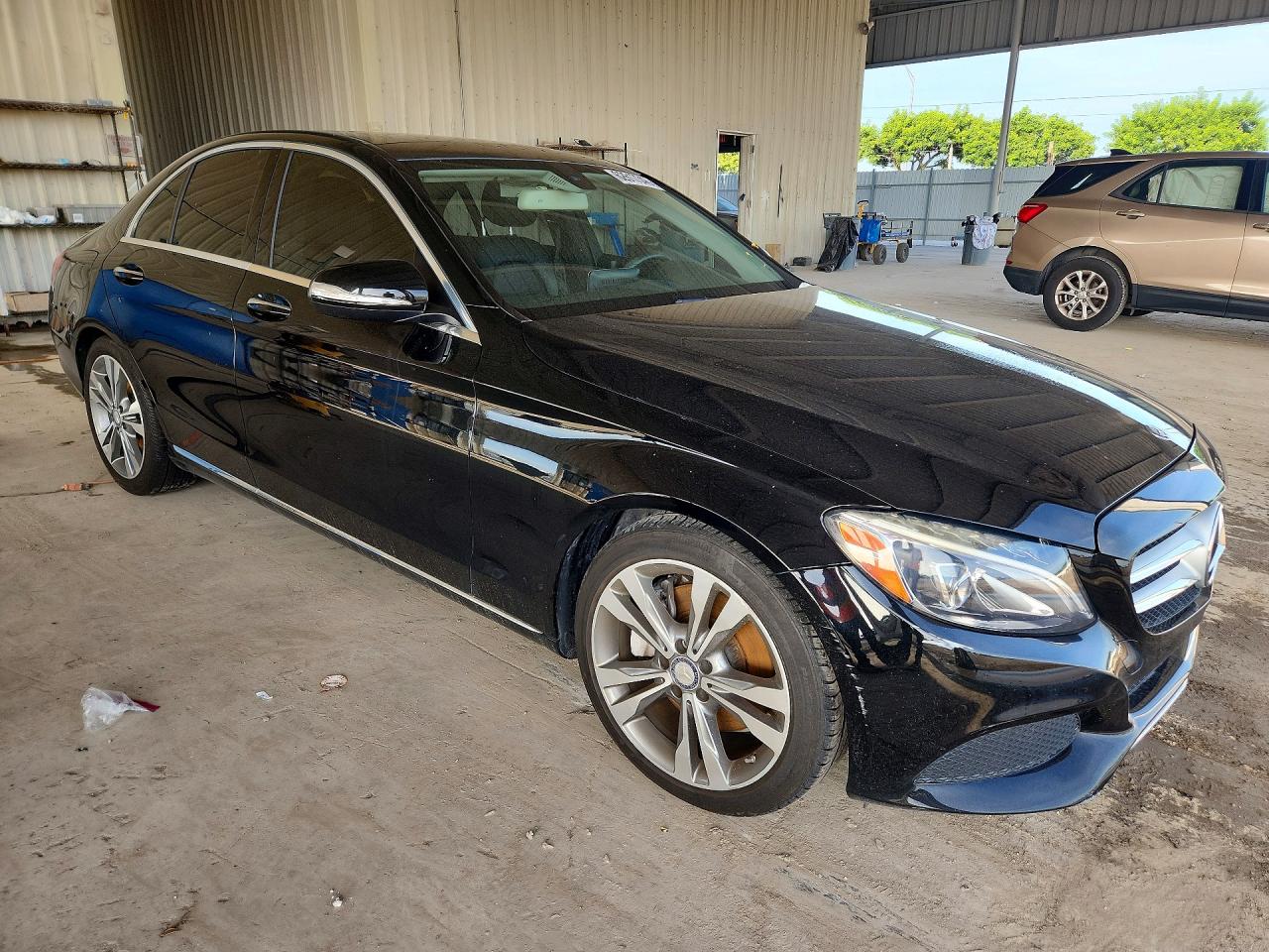 2015 Mercedes-benz C 300 Black vin: 55SWF4JB4FU069413
