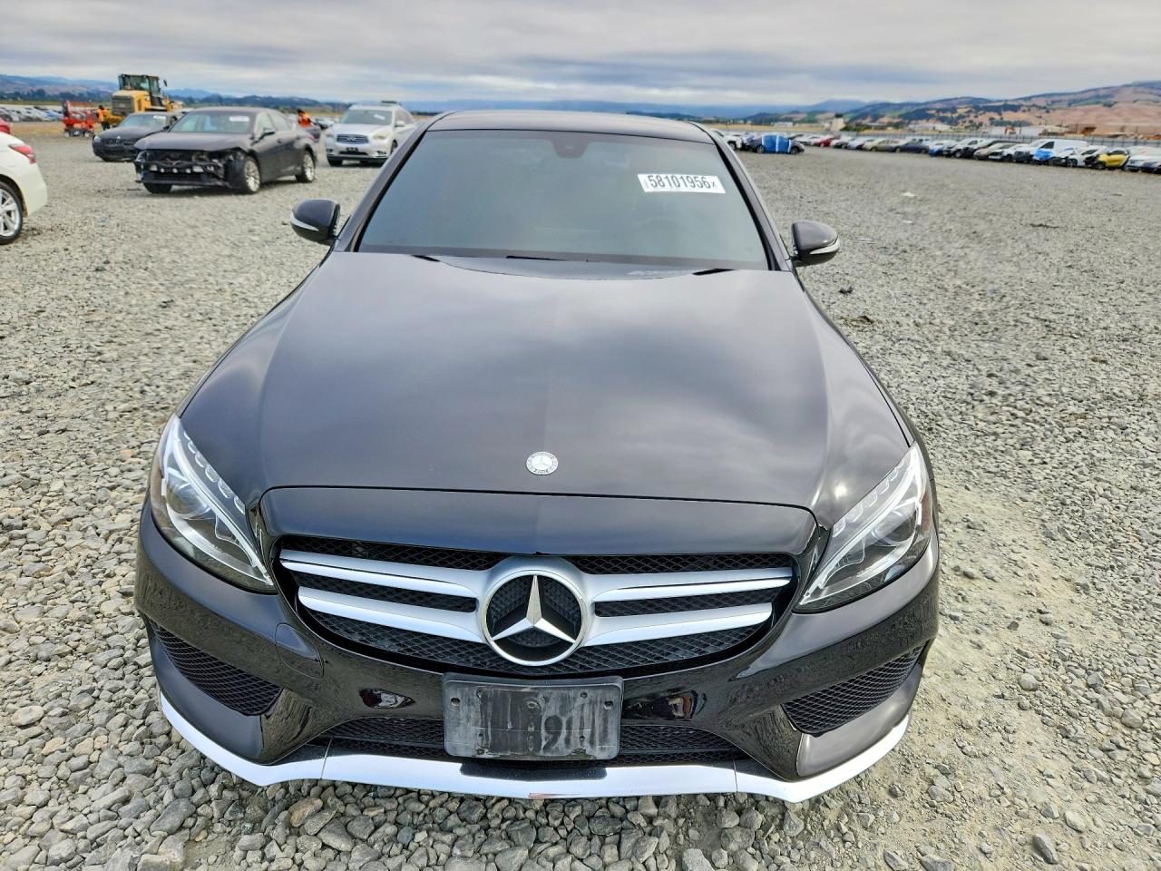 2015 Mercedes-benz C 300 Black vin: 55SWF4JB4FU075096