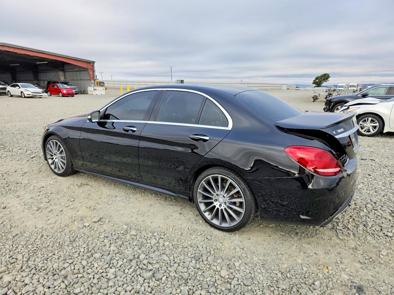 2015 Mercedes-benz C 300 Black vin: 55SWF4JB4FU075096