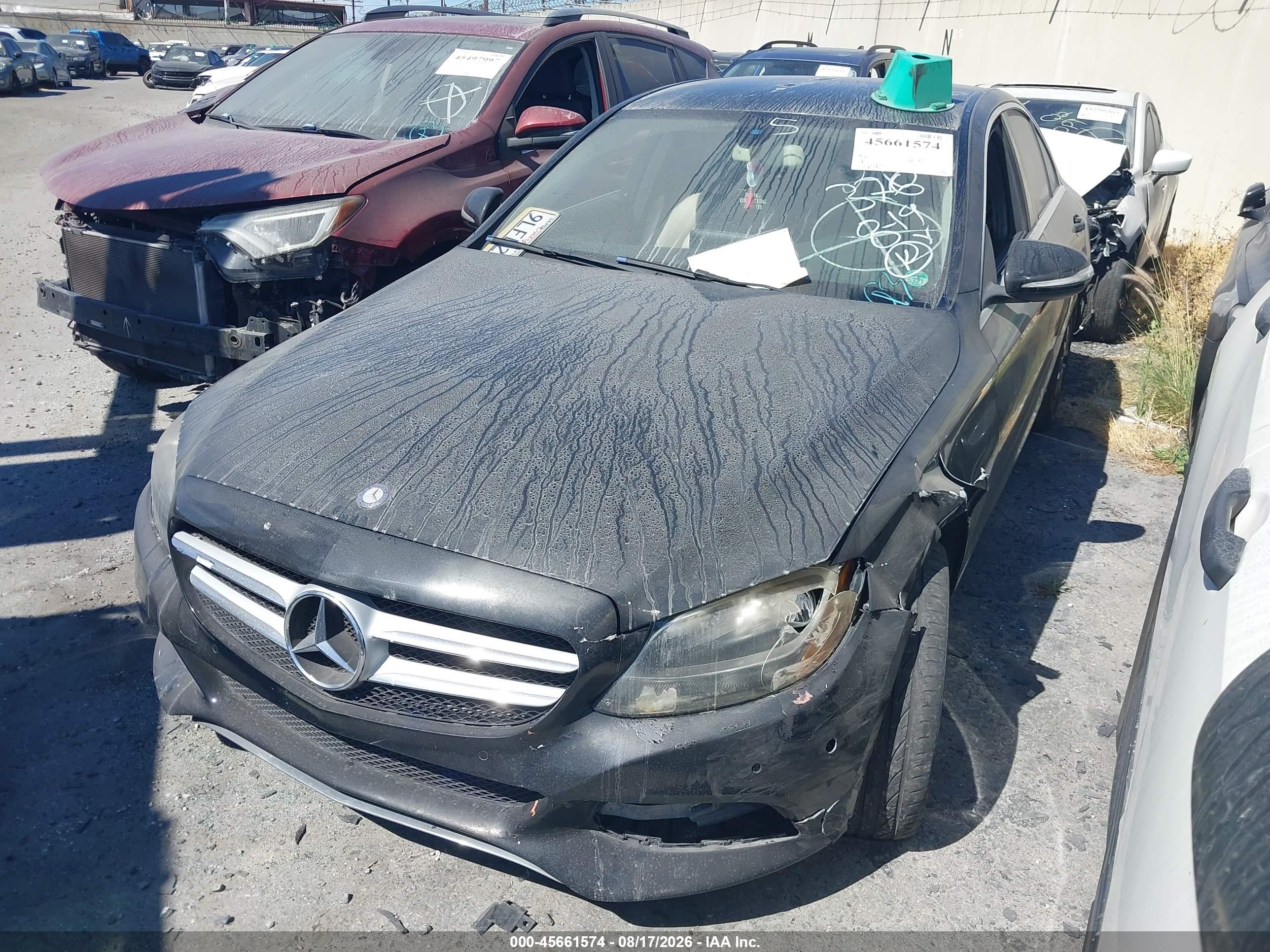 2015 Mercedes-benz C 300 Luxury/sport Black vin: 55SWF4JB4FU076216