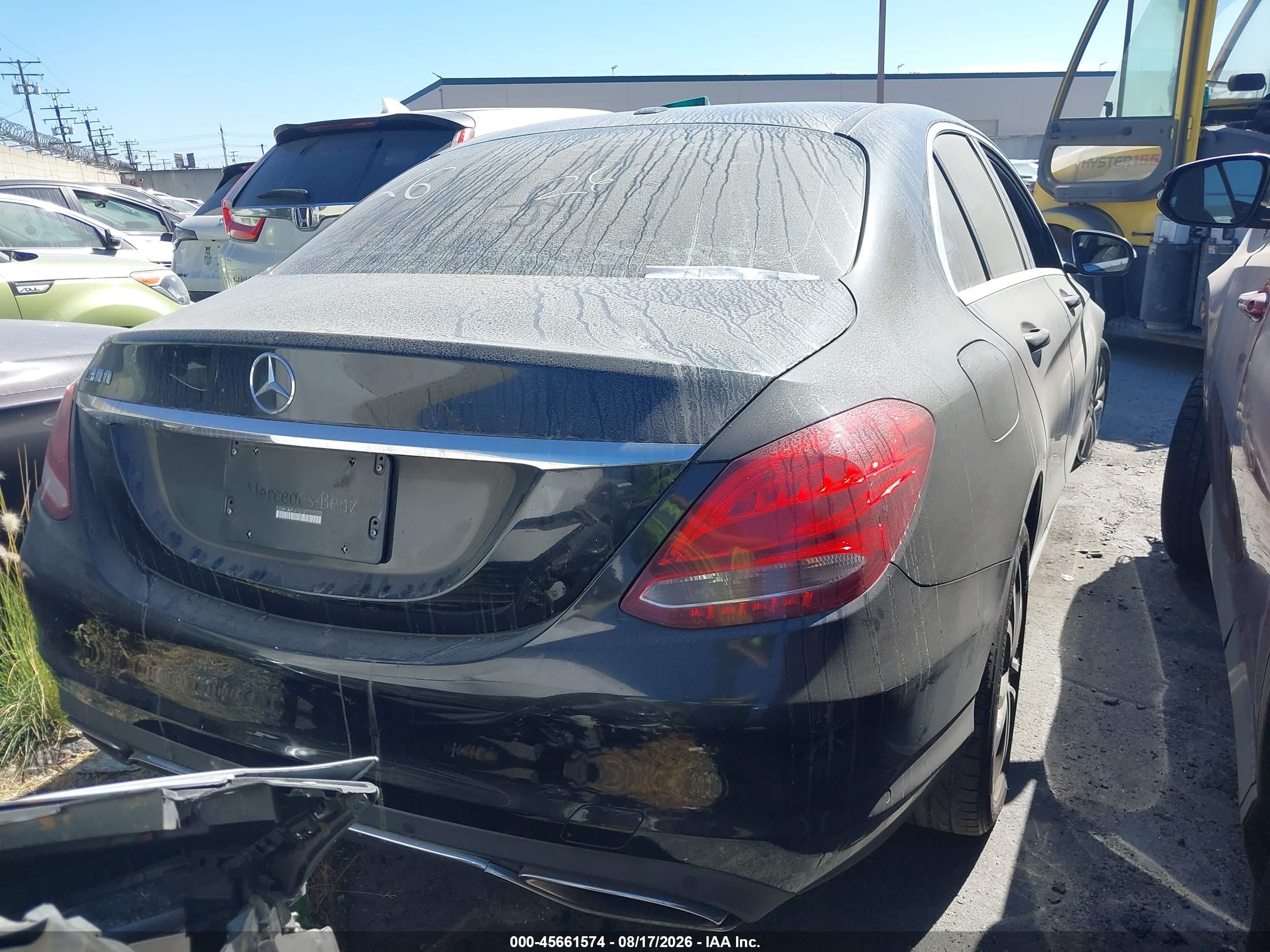 2015 Mercedes-benz C 300 Luxury/sport Black vin: 55SWF4JB4FU076216