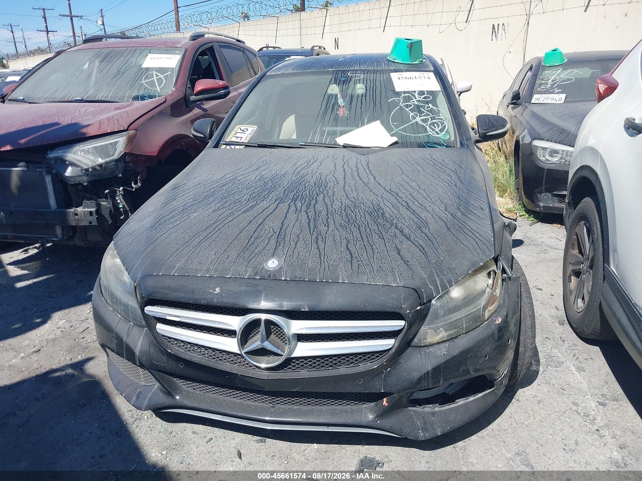 2015 Mercedes-benz C 300 Luxury/sport Black vin: 55SWF4JB4FU076216