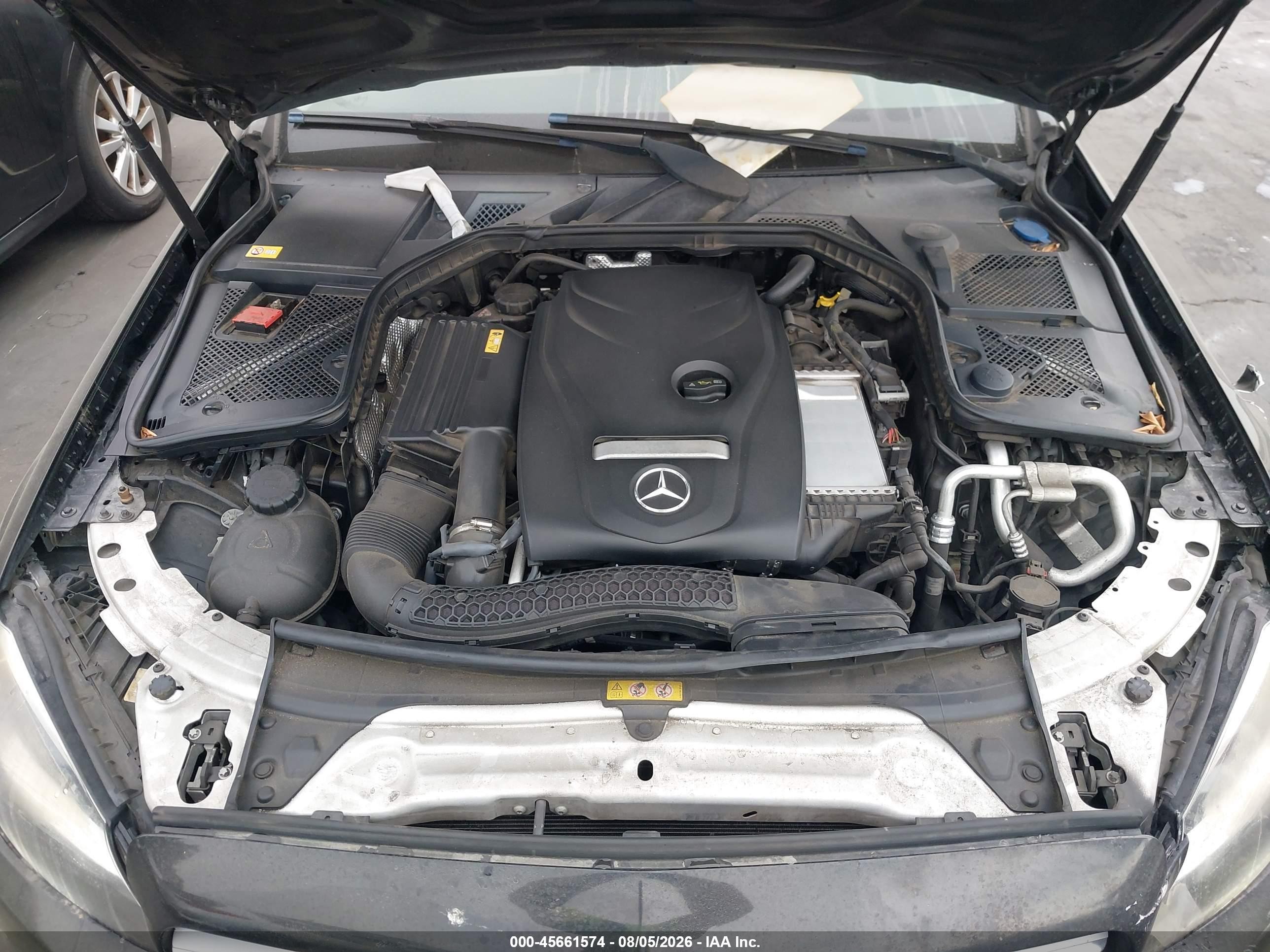 2015 Mercedes-benz C 300 Luxury/sport Black vin: 55SWF4JB4FU076216