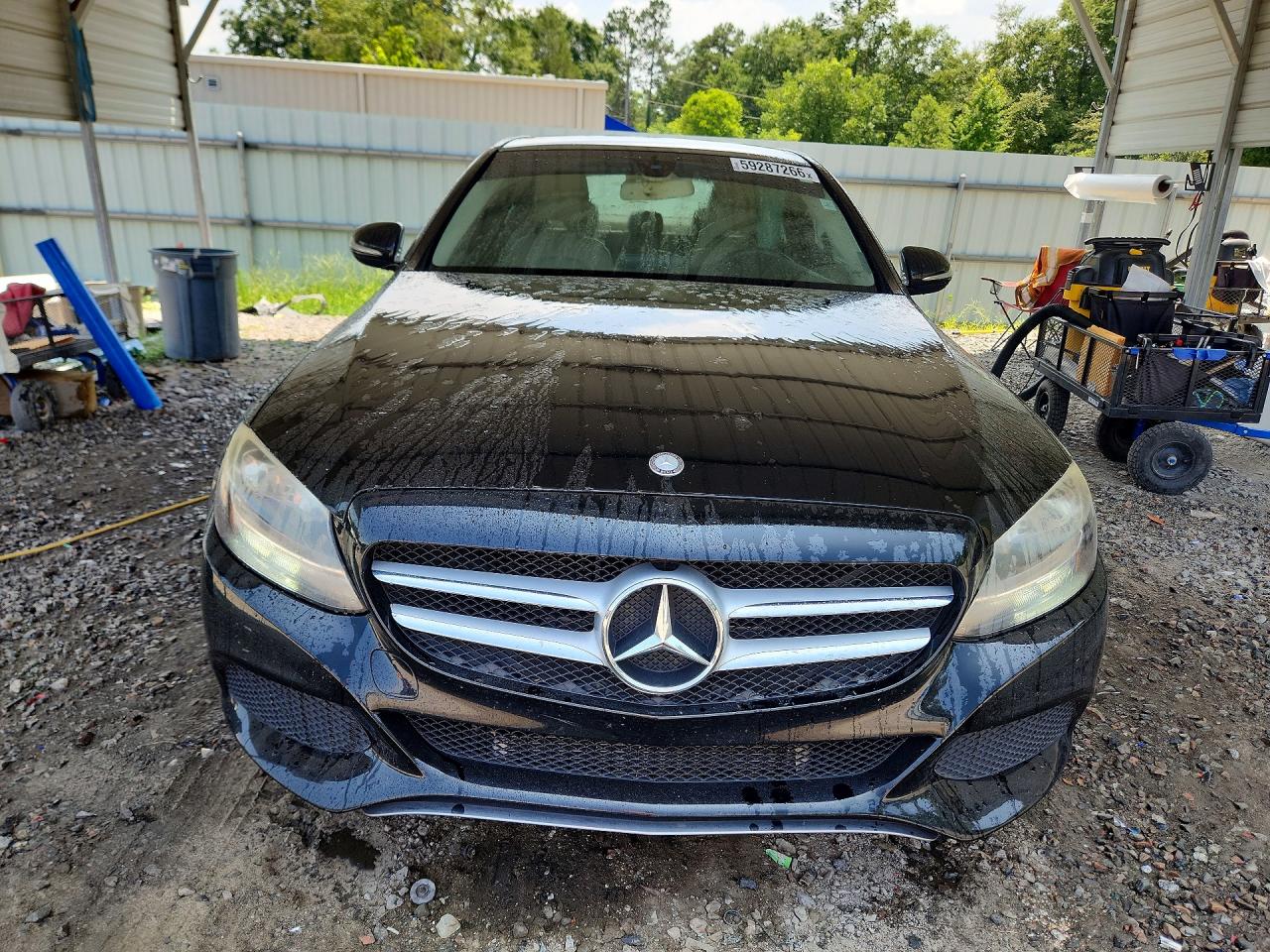 2015 Mercedes-benz C 300 Black vin: 55SWF4JB4FU096496