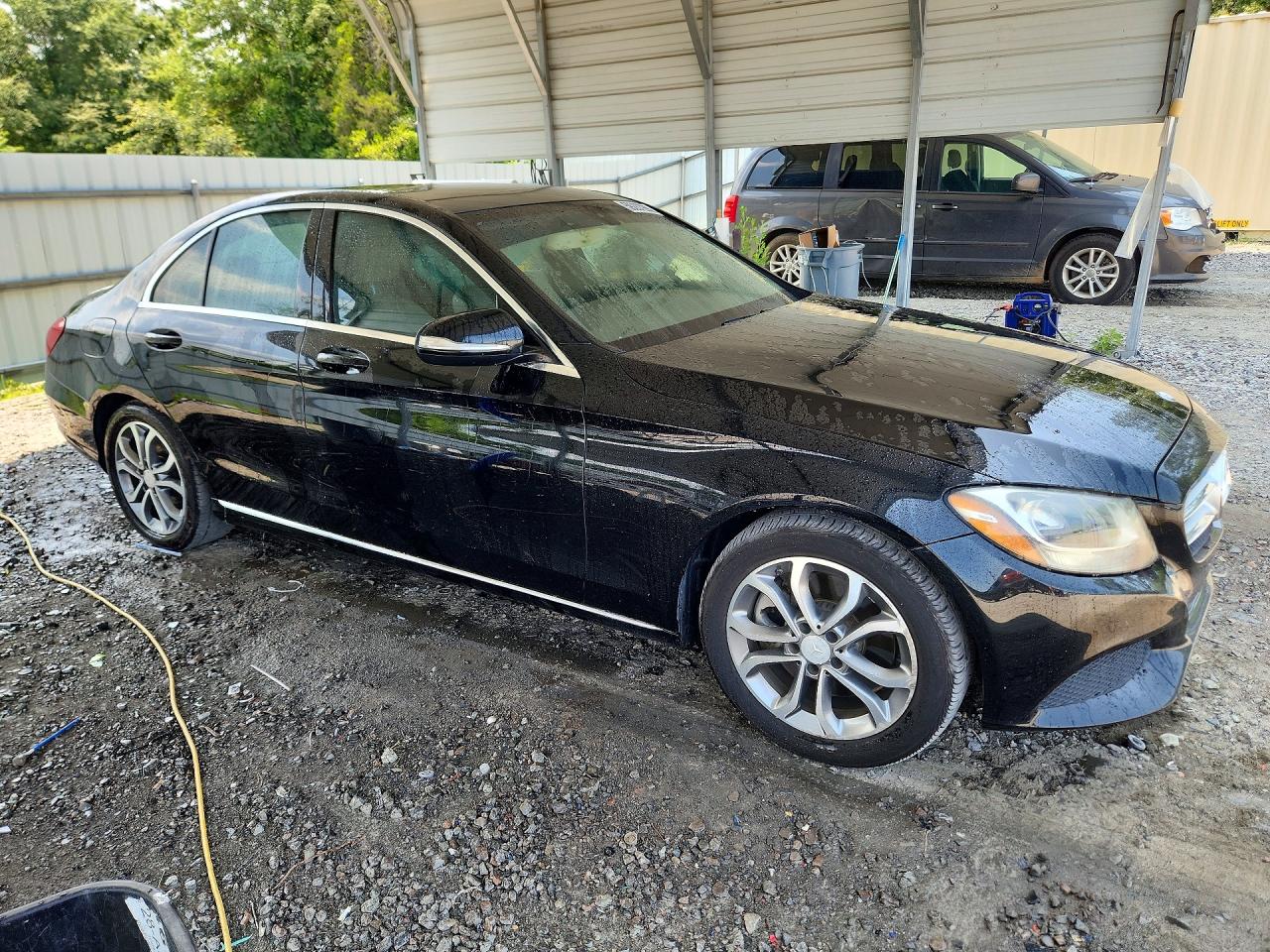 2015 Mercedes-benz C 300 Black vin: 55SWF4JB4FU096496