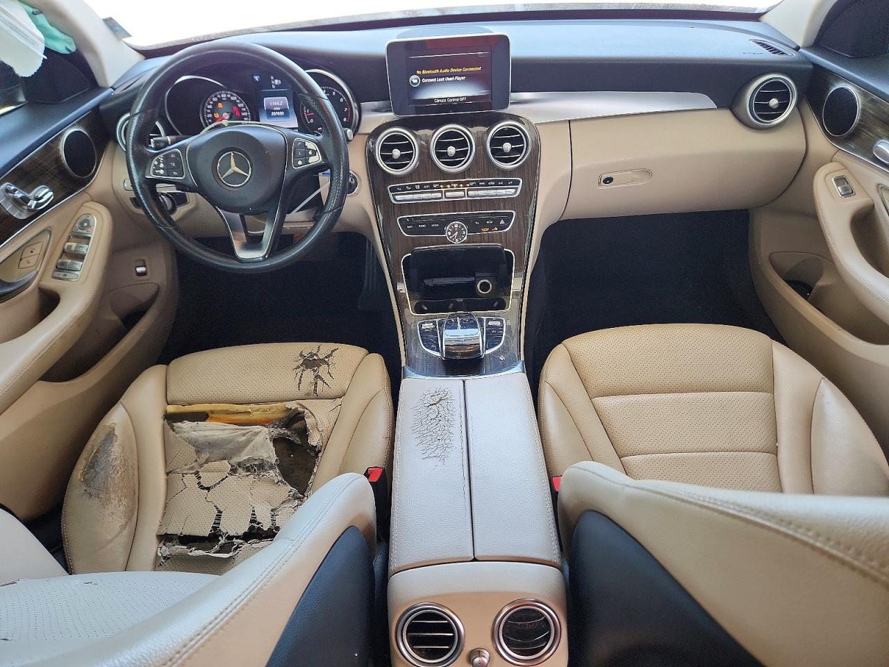 2015 Mercedes-benz C 300 Black vin: 55SWF4JB4FU096496