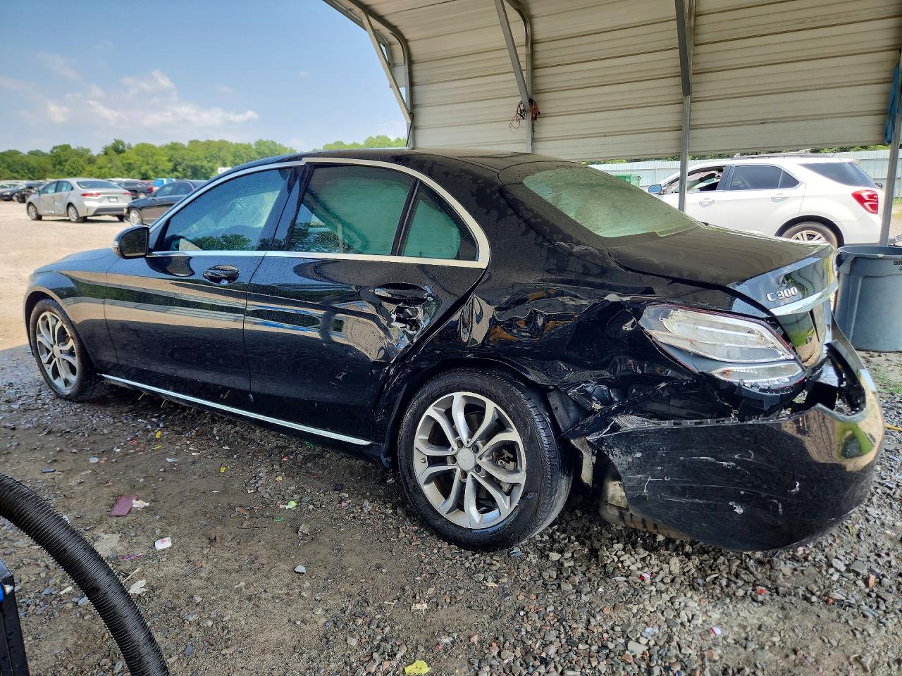 2015 Mercedes-benz C 300 Black vin: 55SWF4JB4FU096496