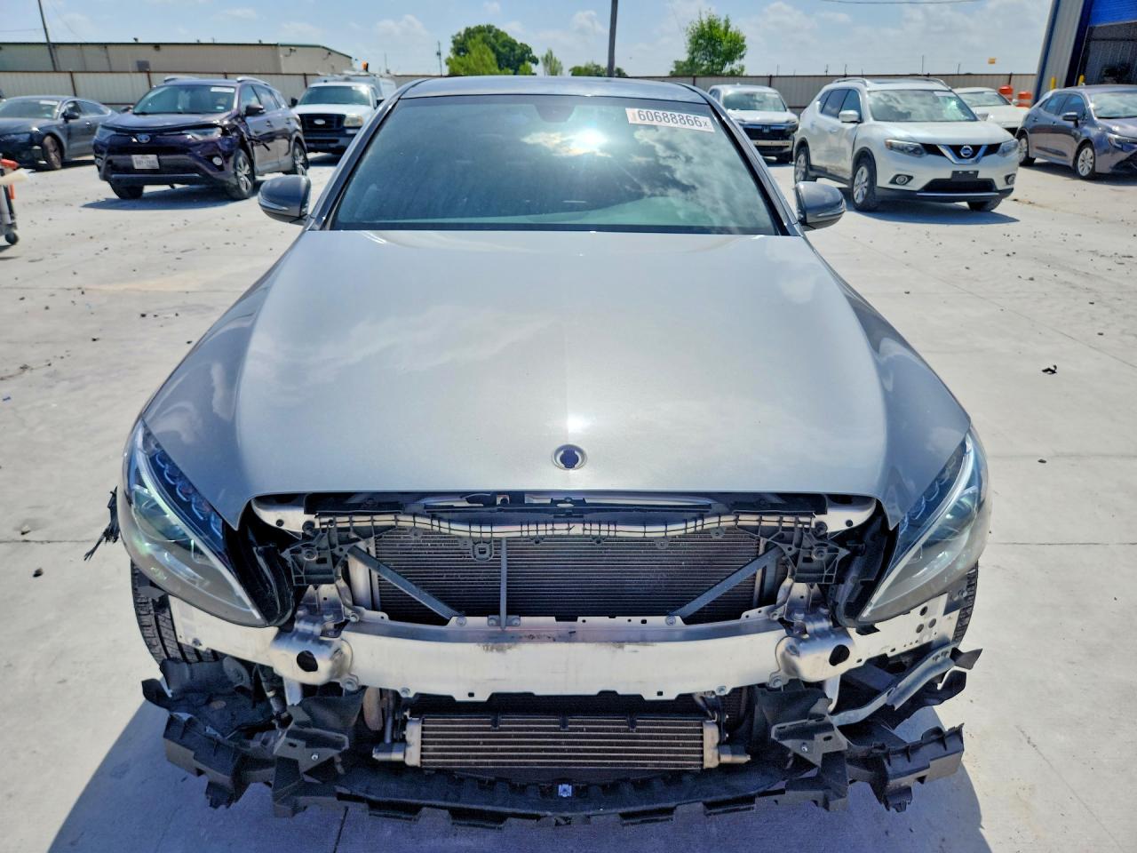 2015 Mercedes-benz C 300 Gray vin: 55SWF4JB5FU063751