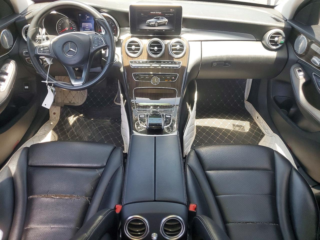 2015 Mercedes-benz C 300 Black vin: 55SWF4JB5FU069775