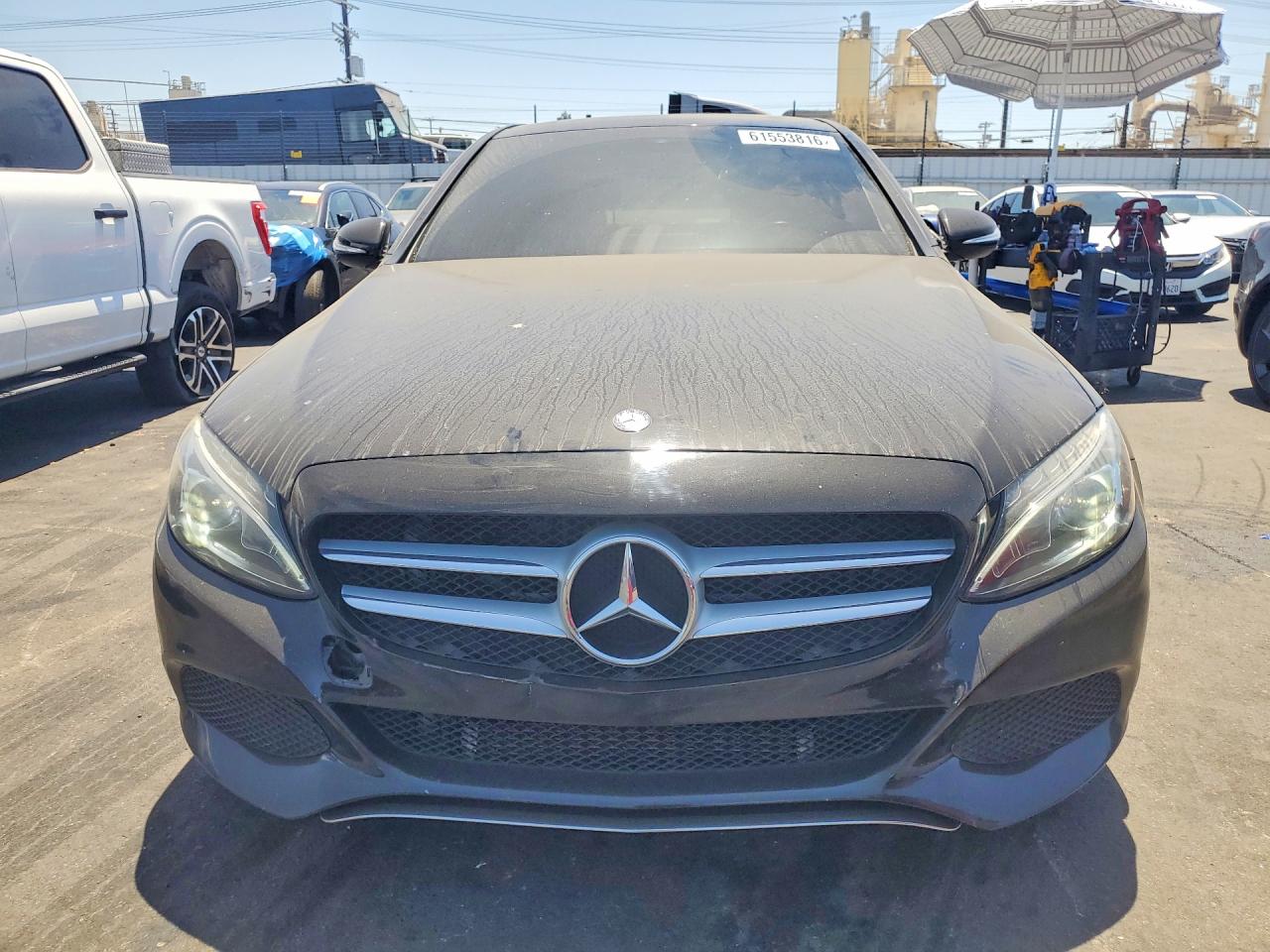 2015 Mercedes-benz C 300 Black vin: 55SWF4JB5FU069775
