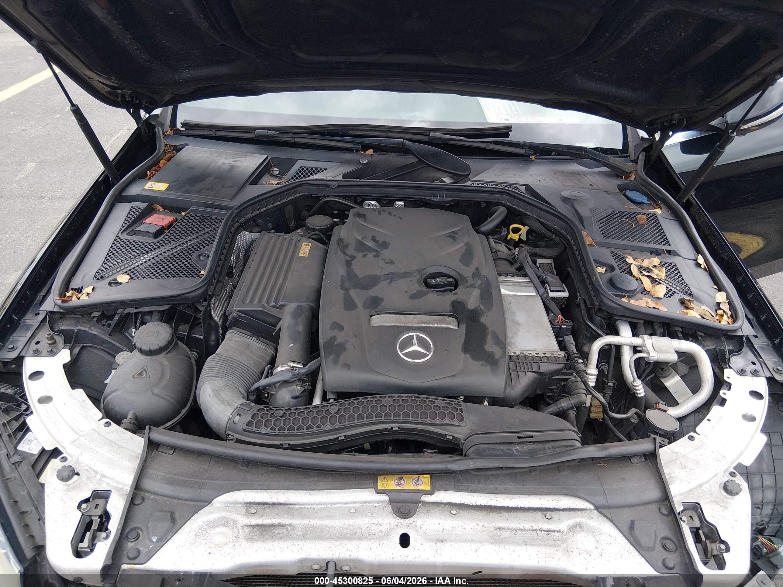2015 Mercedes-benz C 300 Sport Black vin: 55SWF4JB5FU080842