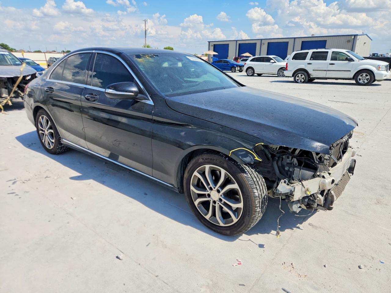 2015 Mercedes-benz C 300 Black vin: 55SWF4JB5FU087581