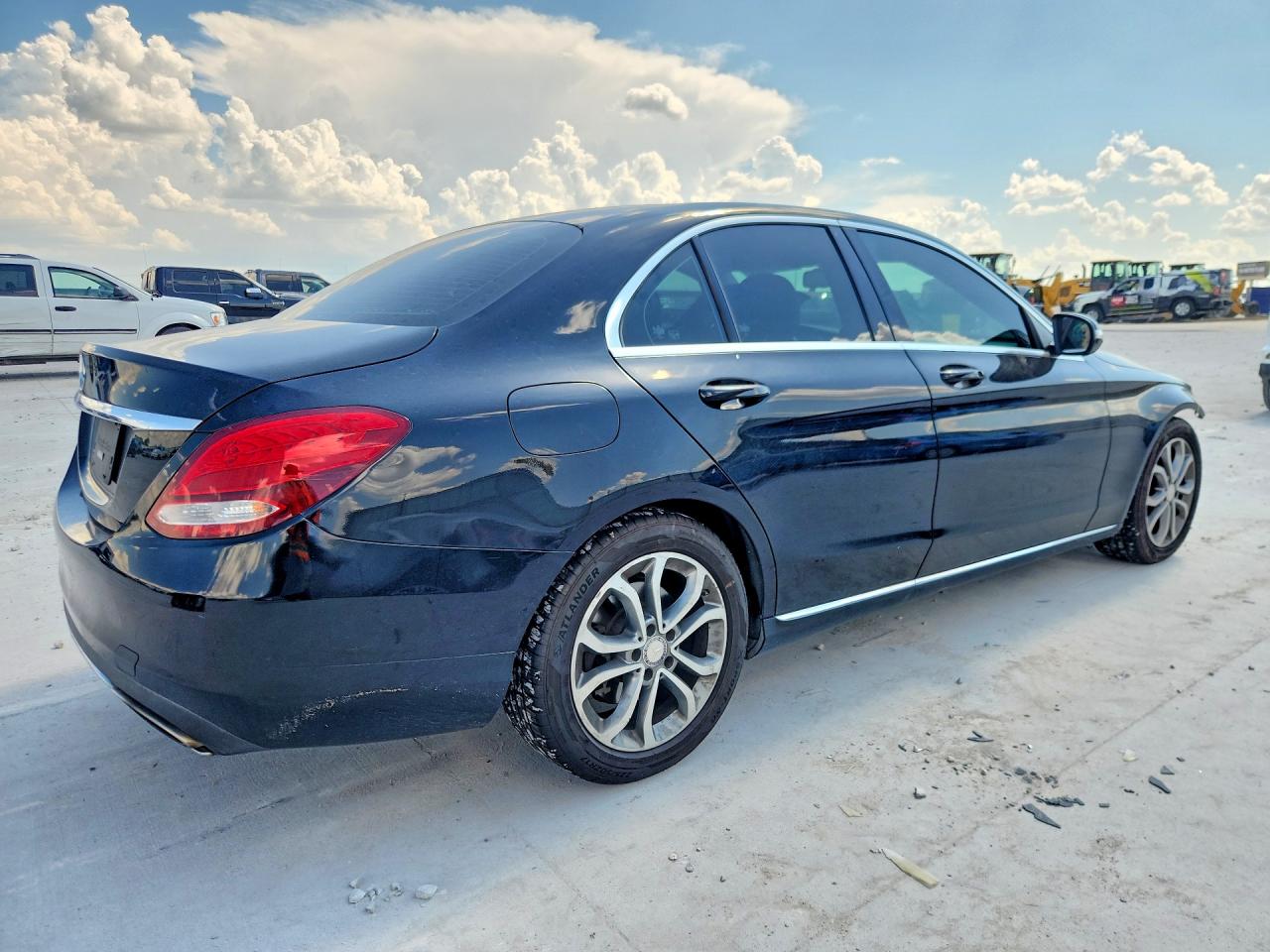 2015 Mercedes-benz C 300 Black vin: 55SWF4JB5FU087581