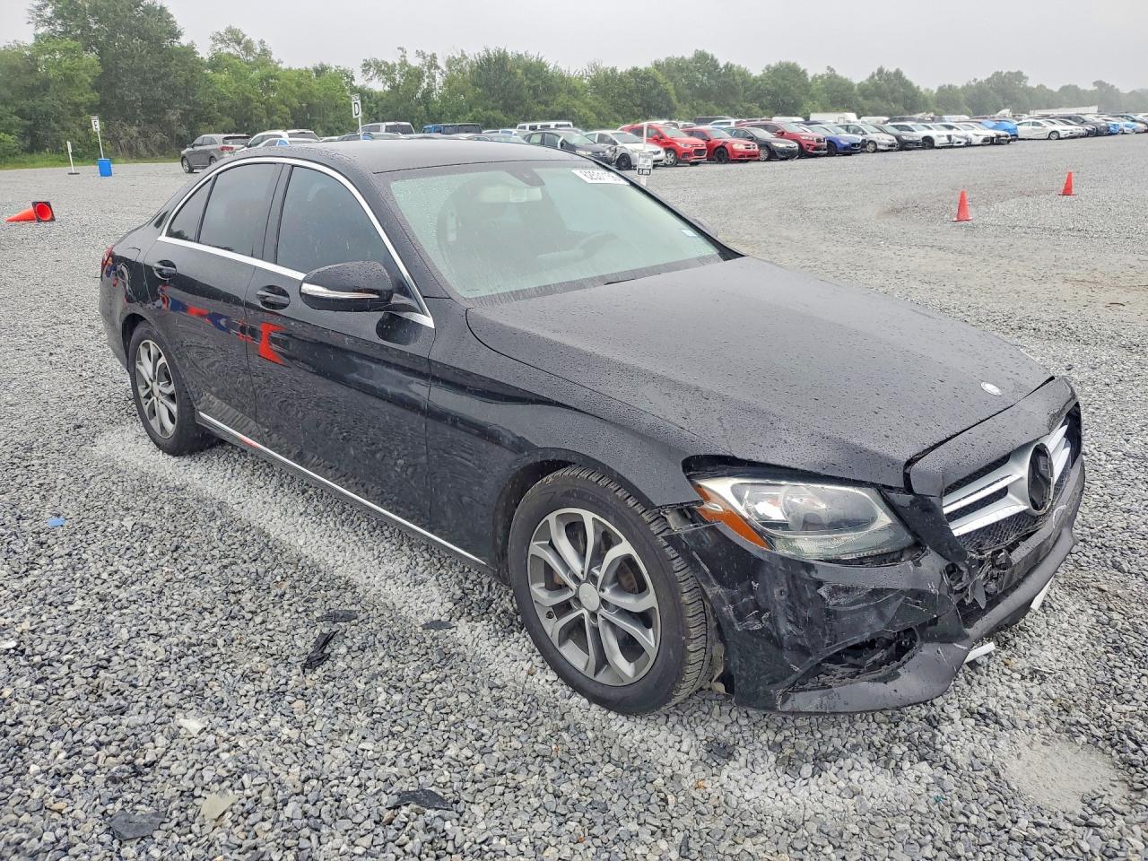 2015 Mercedes-benz C 300 Black vin: 55SWF4JB5FU093252