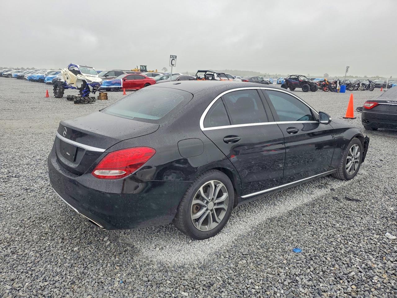 2015 Mercedes-benz C 300 Black vin: 55SWF4JB5FU093252
