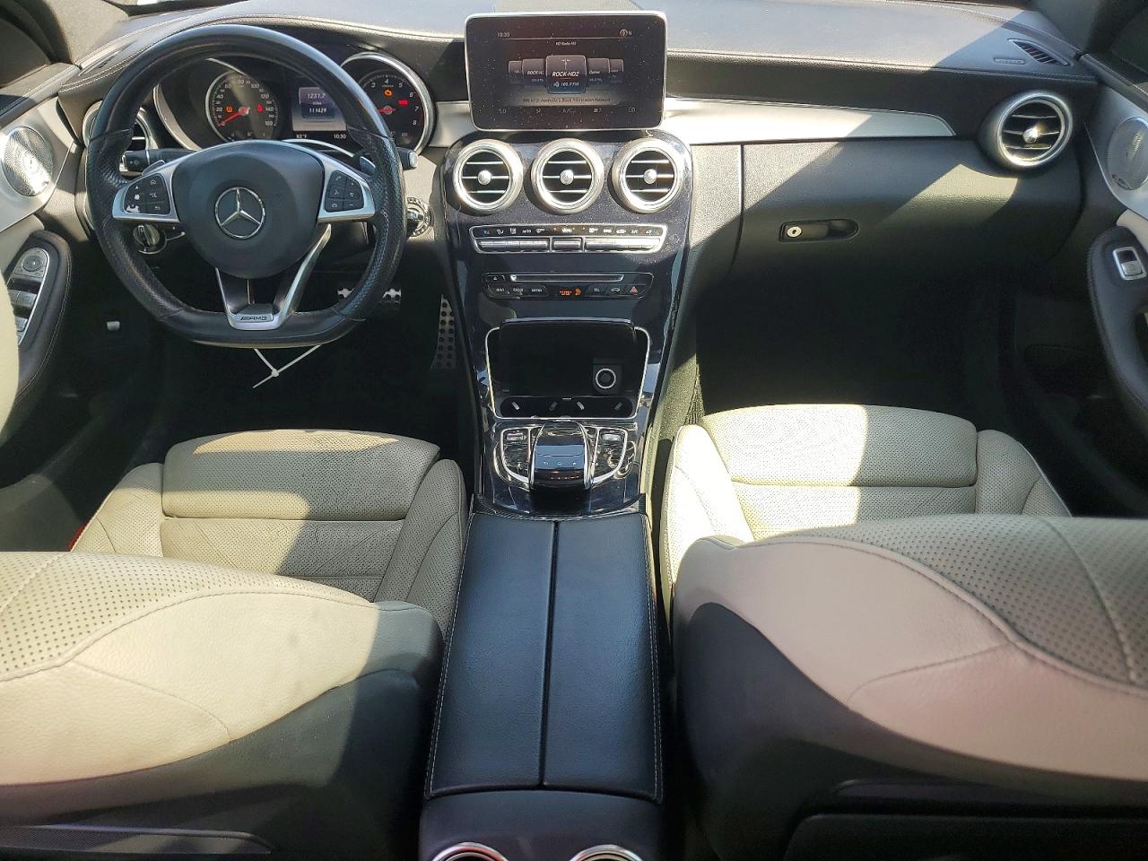 2015 Mercedes-benz C 300 Gray vin: 55SWF4JB6FU054508