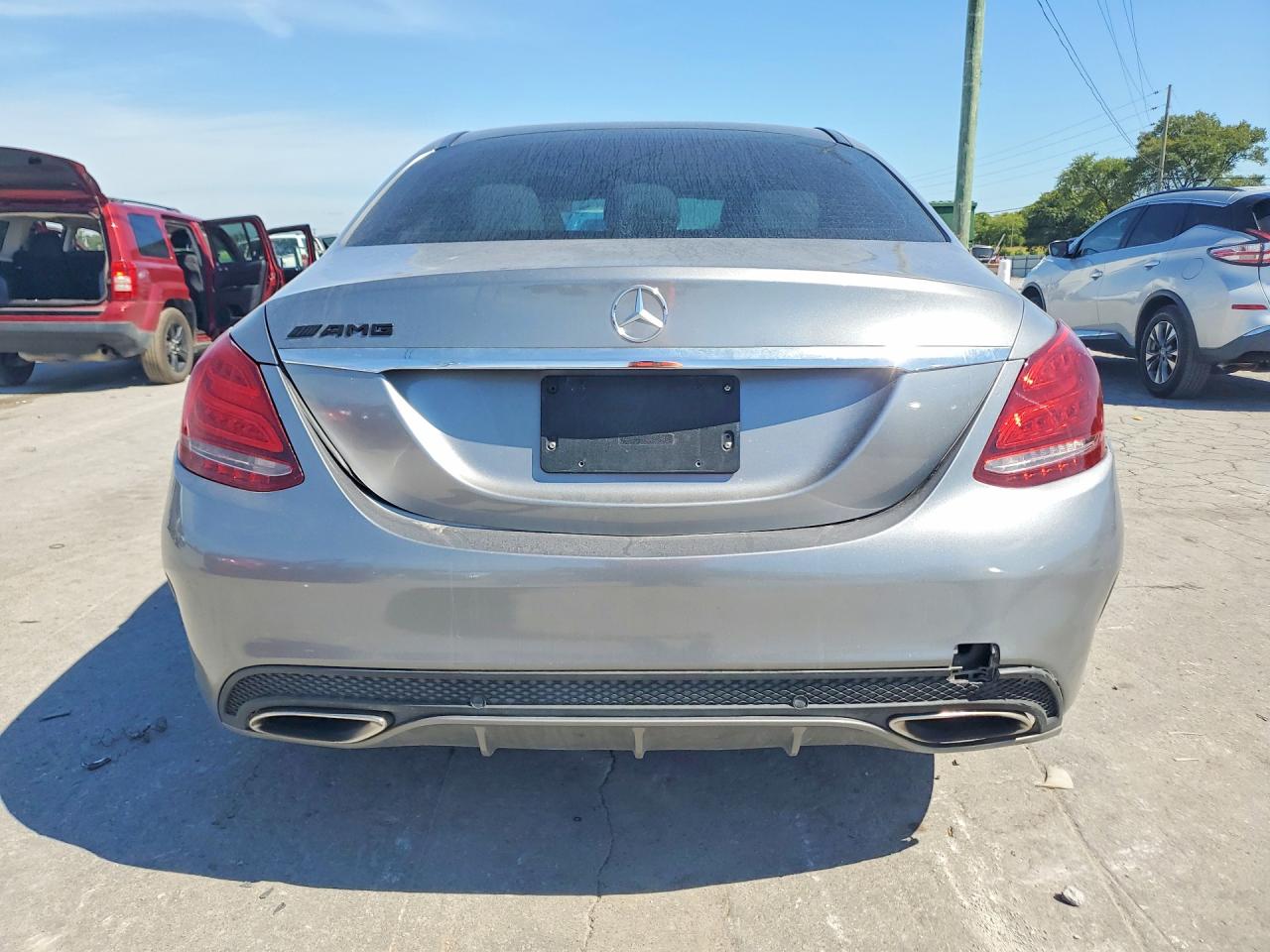 2015 Mercedes-benz C 300 Gray vin: 55SWF4JB6FU054508