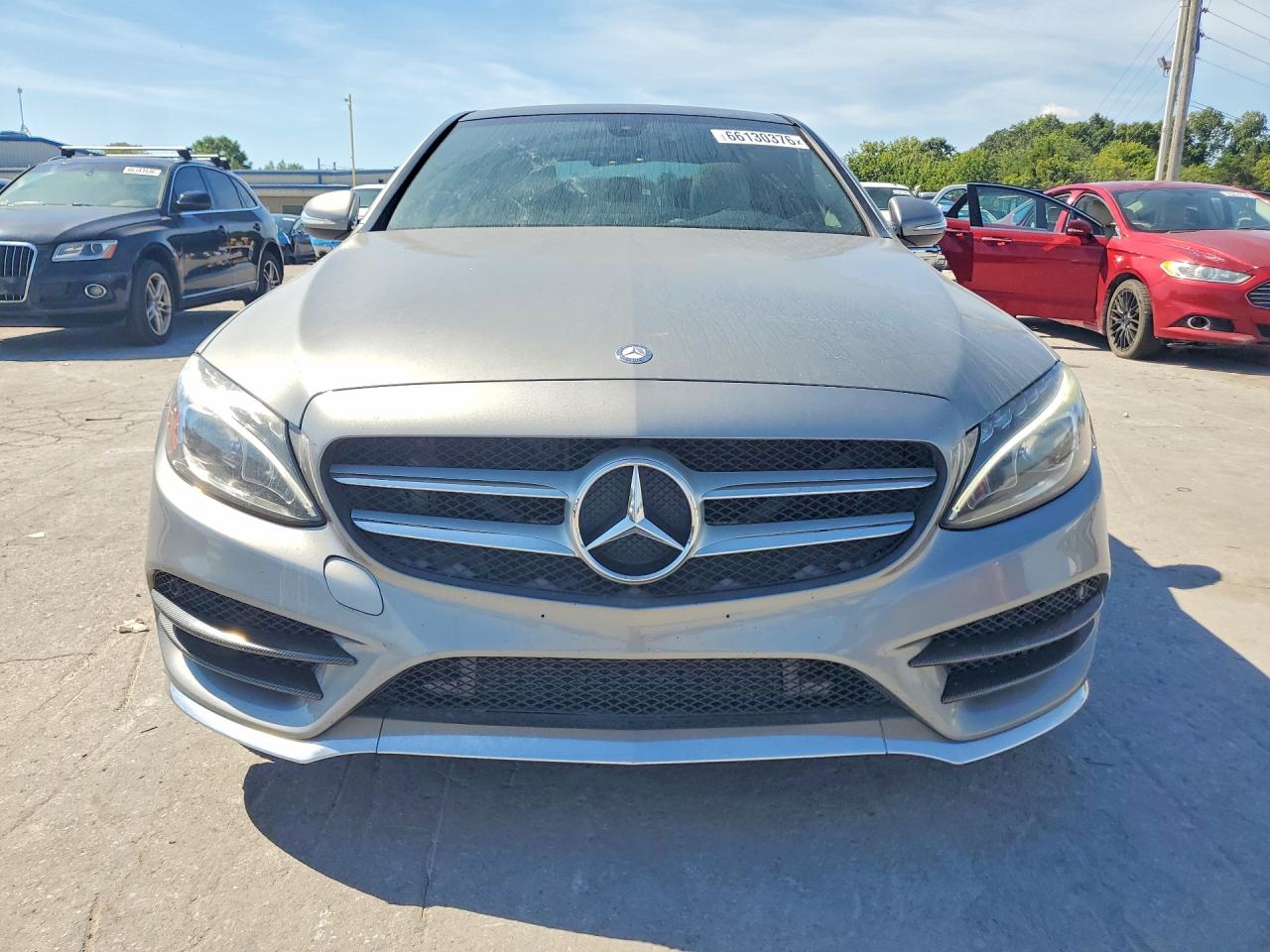 2015 Mercedes-benz C 300 Gray vin: 55SWF4JB6FU054508