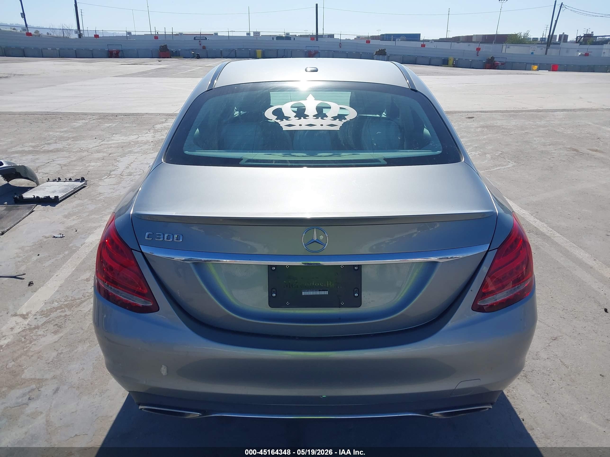 2015 Mercedes-benz C 300 Luxury Silver vin: 55SWF4JB6FU085242
