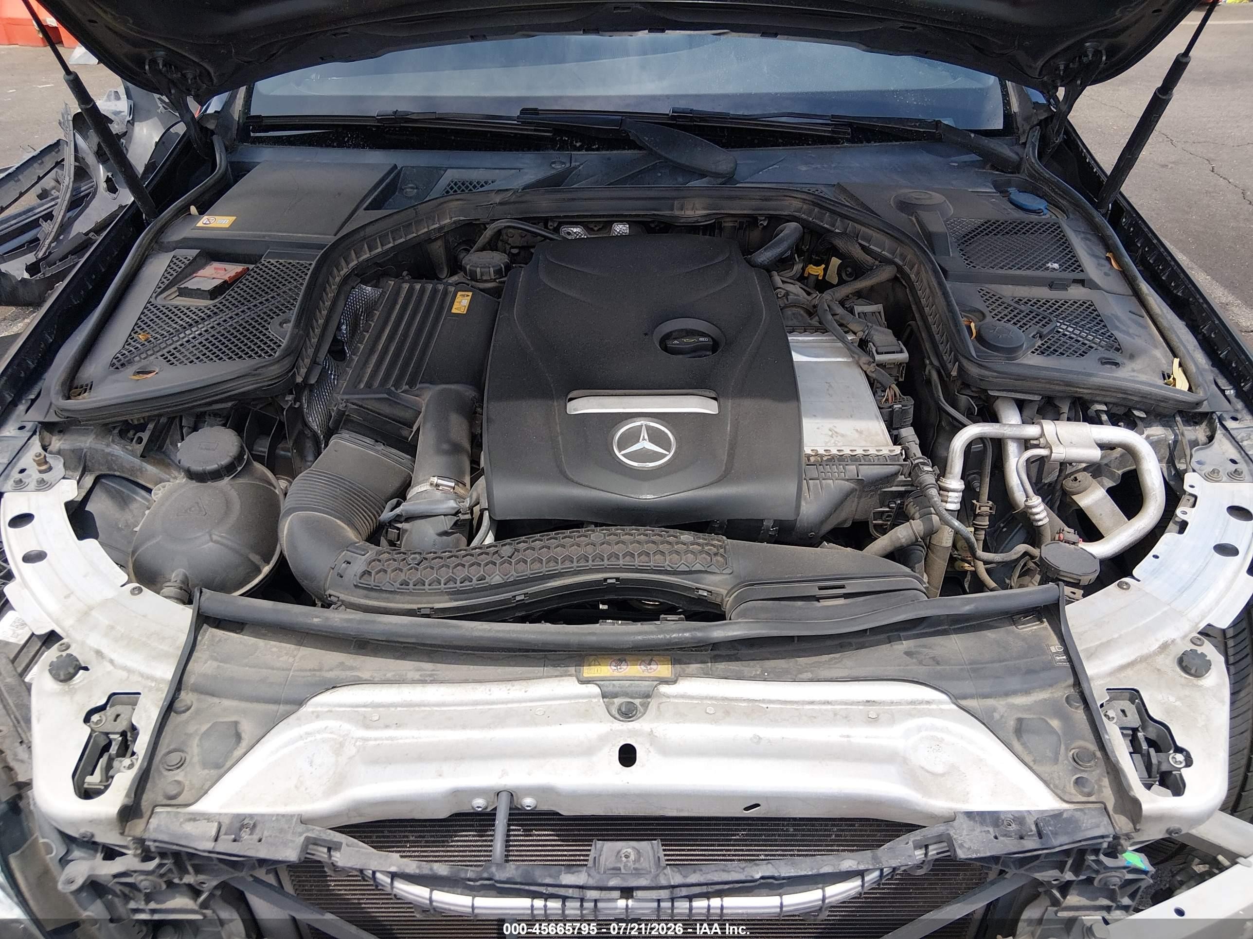 2015 Mercedes-benz C 300 Sport Черный vin: 55SWF4JB6FU090182