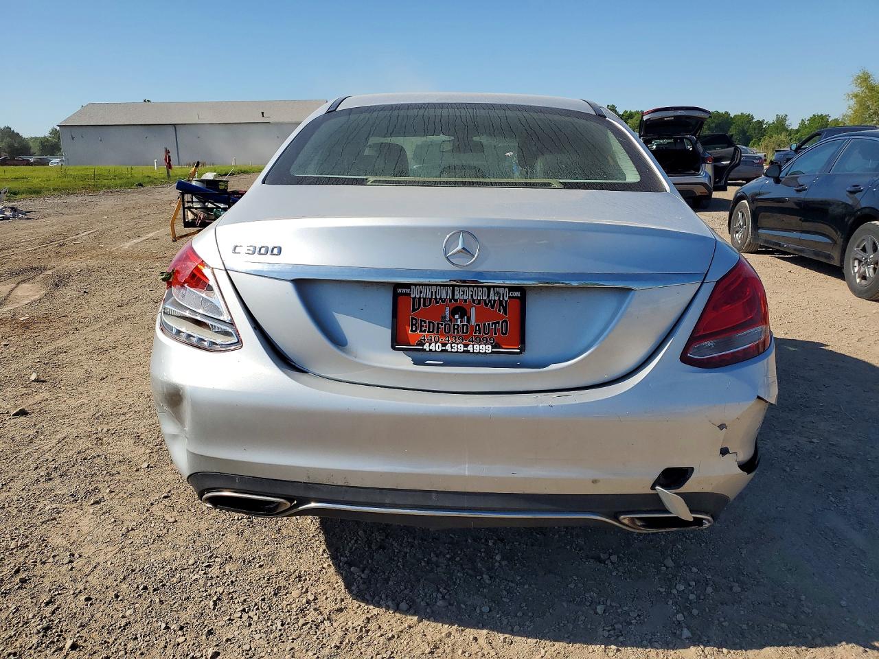 2015 Mercedes-benz C 300 Silver vin: 55SWF4JB6FU094541