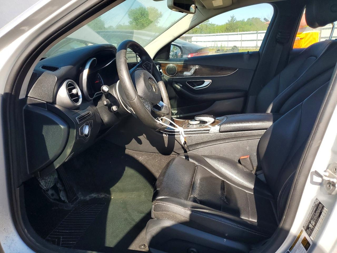 2015 Mercedes-benz C 300 Silver vin: 55SWF4JB6FU094541