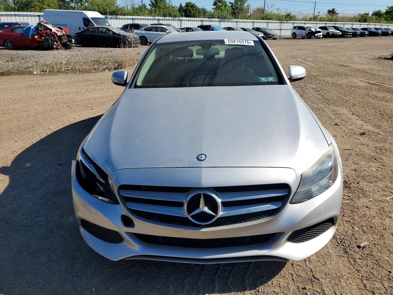 2015 Mercedes-benz C 300 Silver vin: 55SWF4JB6FU094541