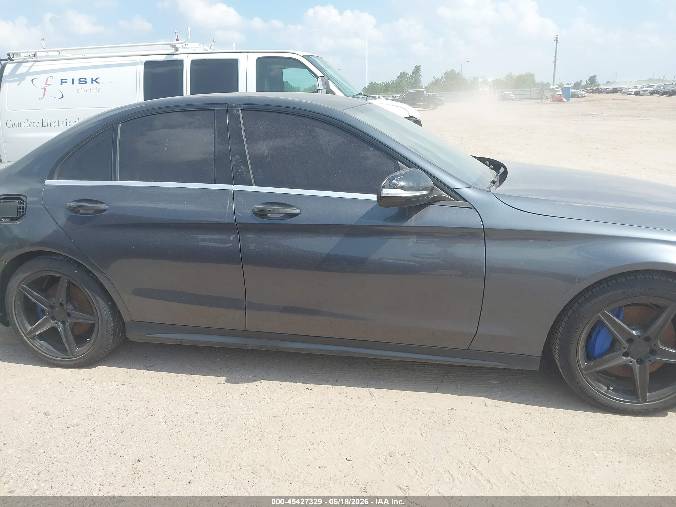 2015 Mercedes-benz C 300 Sport Gray vin: 55SWF4JB7FU044988