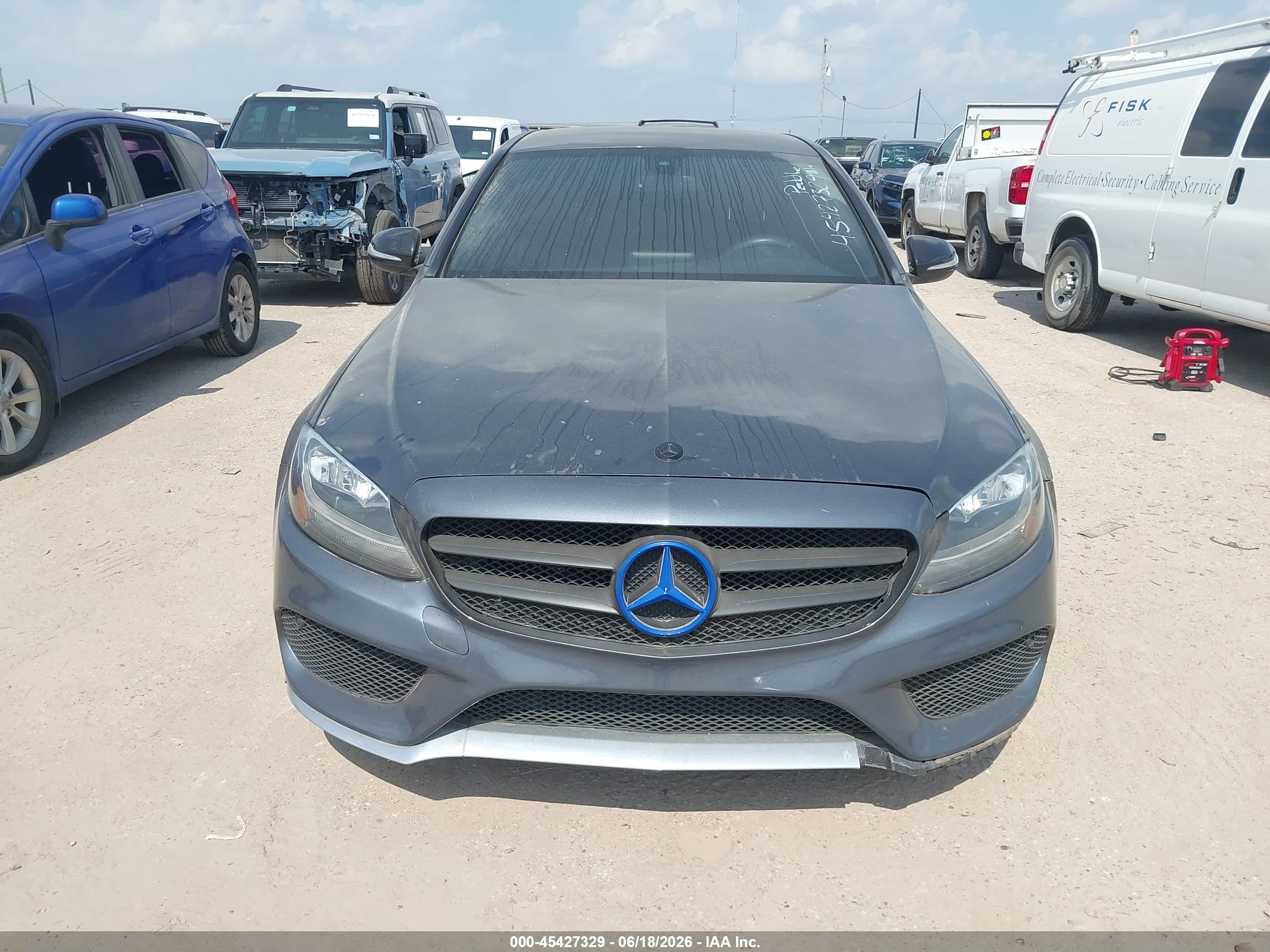 2015 Mercedes-benz C 300 Sport Gray vin: 55SWF4JB7FU044988
