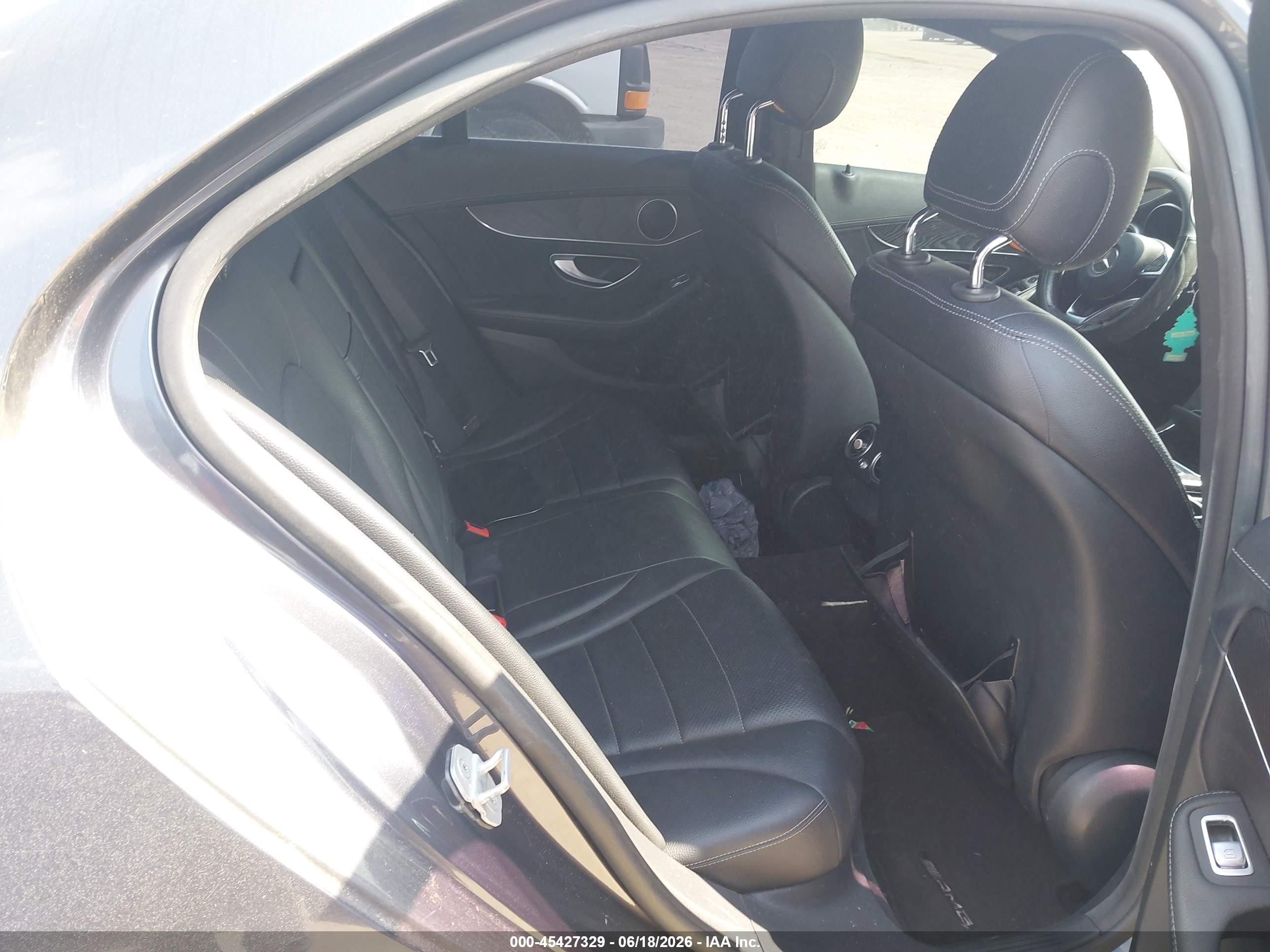 2015 Mercedes-benz C 300 Sport Gray vin: 55SWF4JB7FU044988