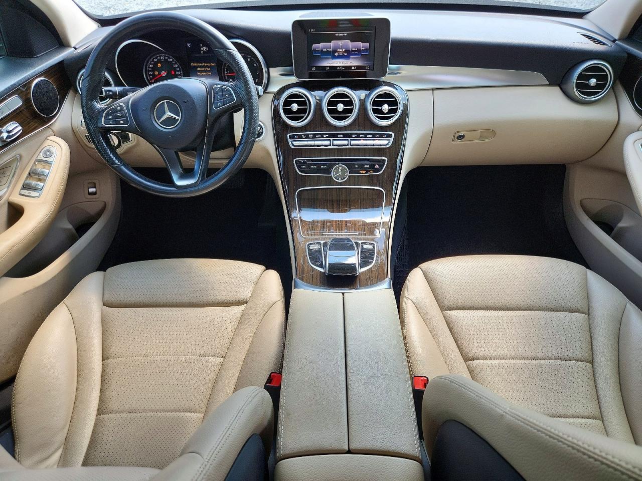 2015 Mercedes-benz C 300 Black vin: 55SWF4JB7FU061550
