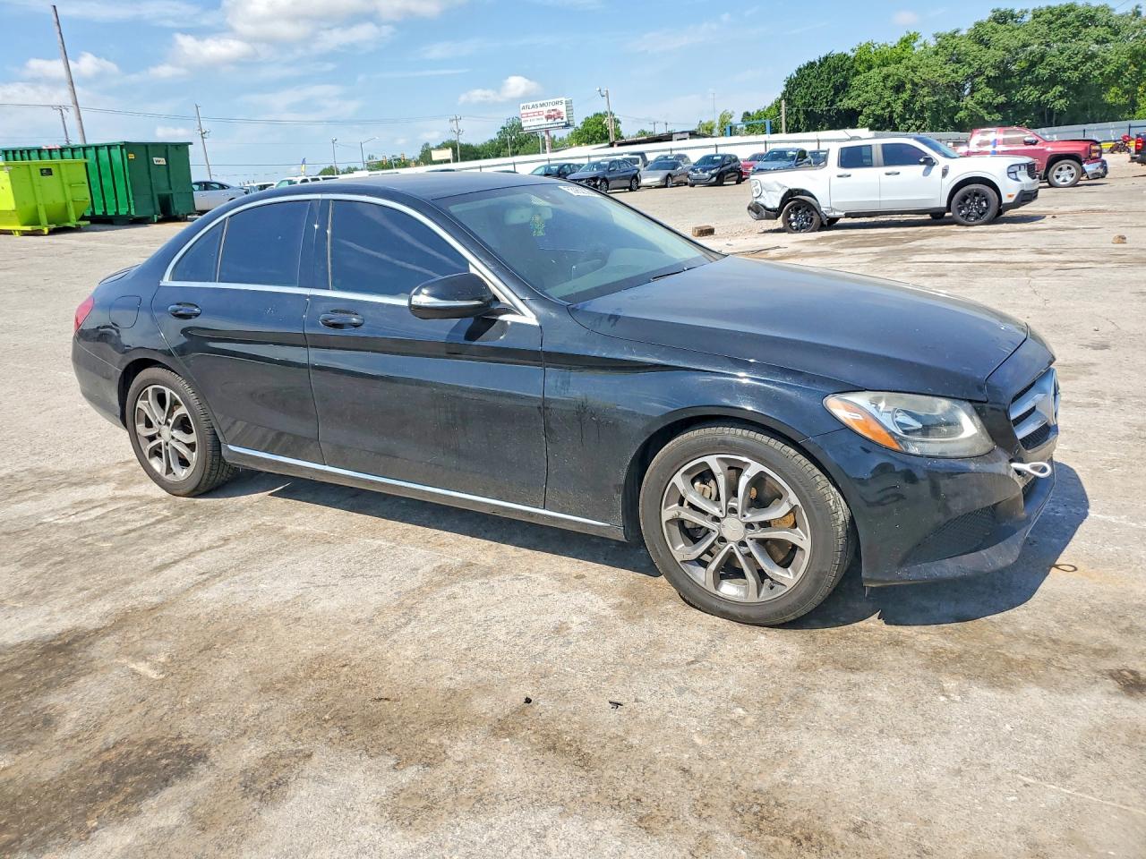 2015 Mercedes-benz C 300 Black vin: 55SWF4JB7FU068384