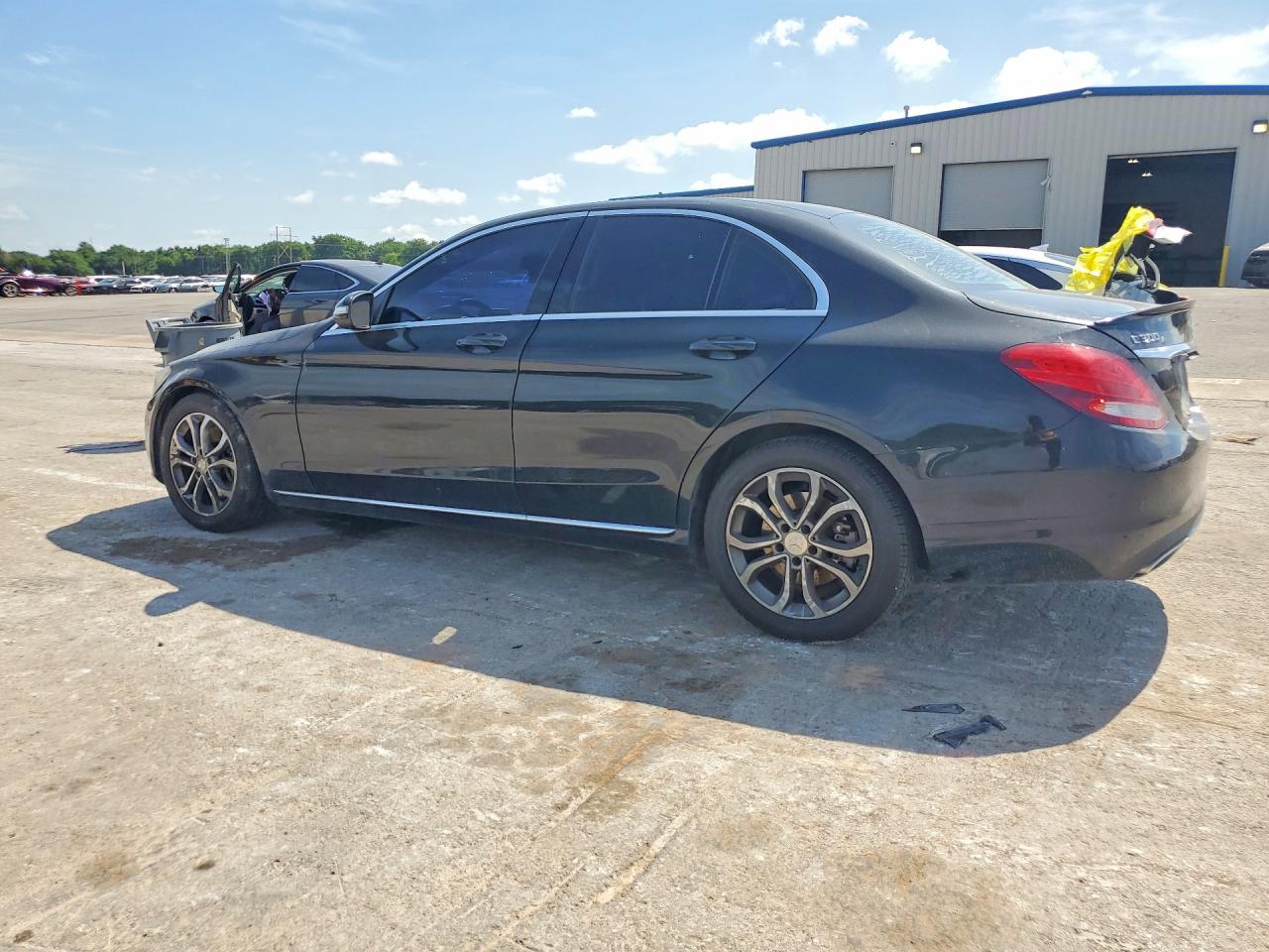2015 Mercedes-benz C 300 Black vin: 55SWF4JB7FU068384