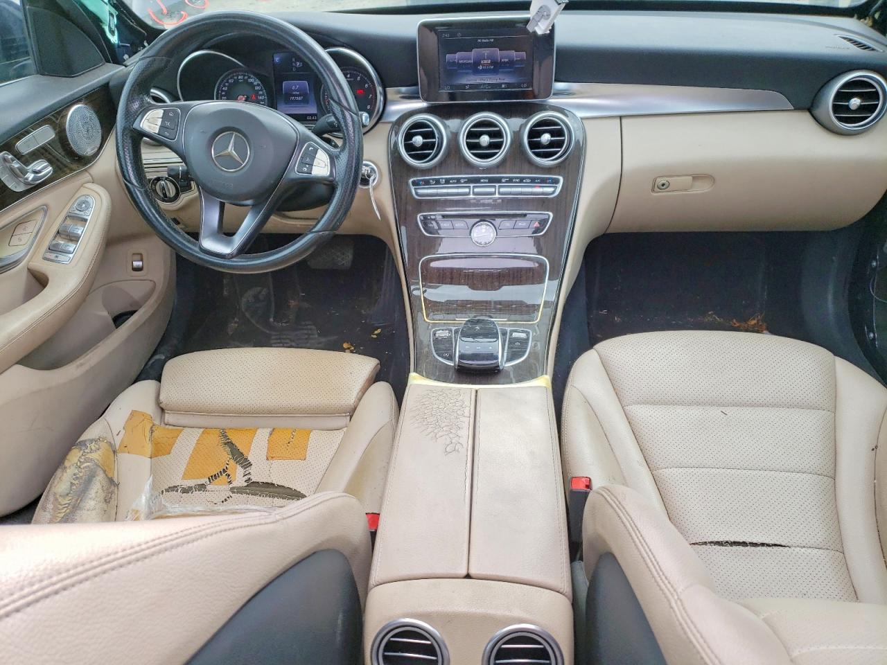 2015 Mercedes-benz C 300 Blue vin: 55SWF4JB8FU045969