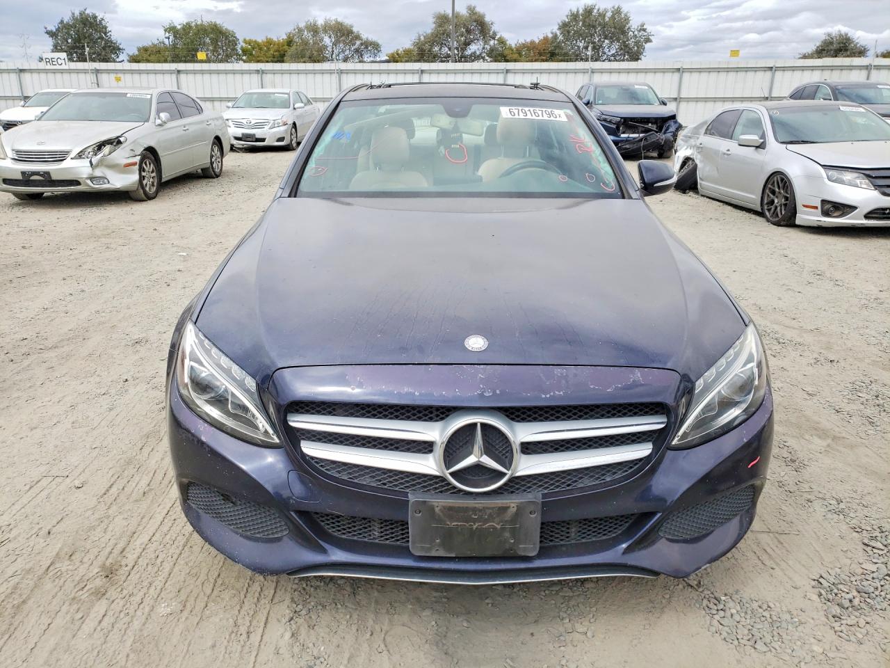2015 Mercedes-benz C 300 Blue vin: 55SWF4JB8FU045969