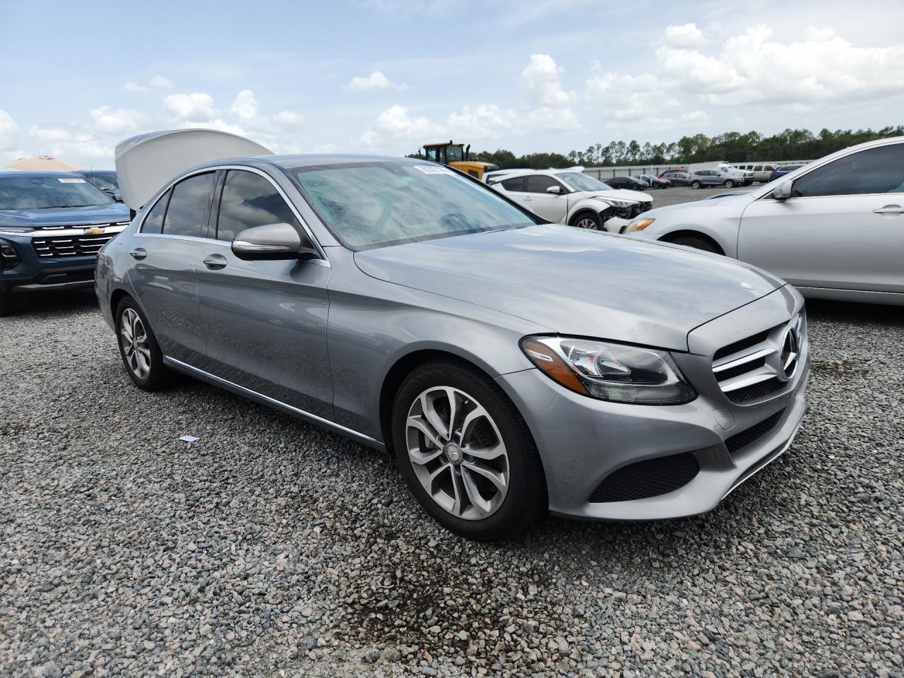 2015 Mercedes-benz C 300 Серый vin: 55SWF4JB8FU073075