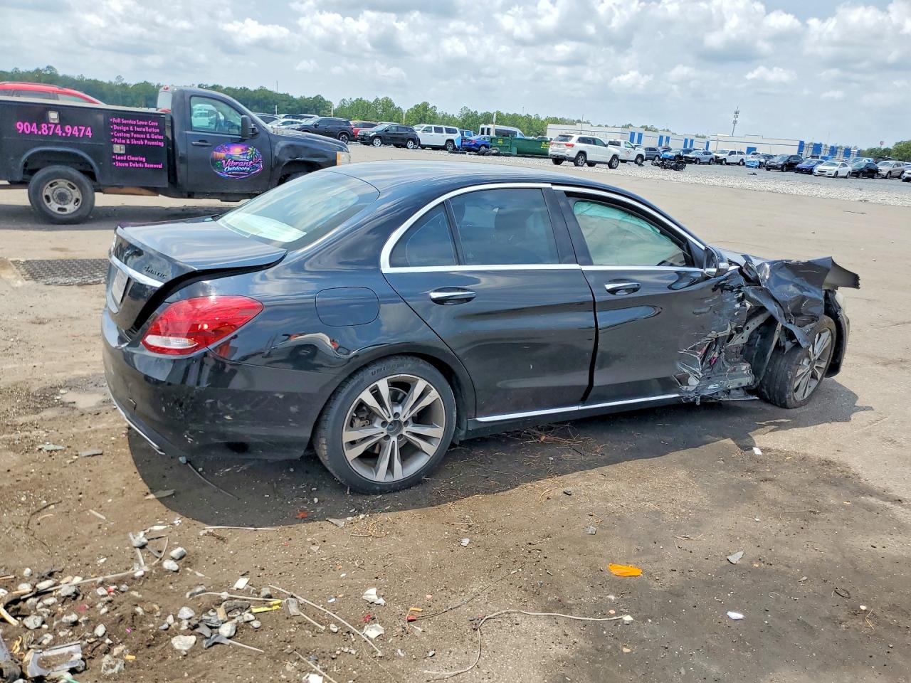 2015 Mercedes-benz C 300 Black vin: 55SWF4JB8FU076333