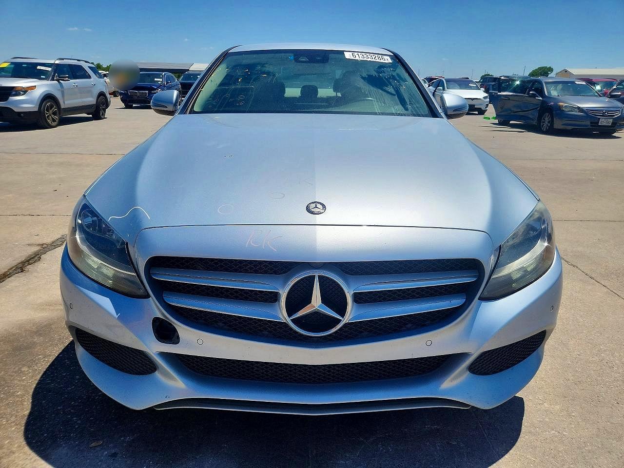 2016 Mercedes-benz C 300 White vin: 55SWF4JB8GU130991