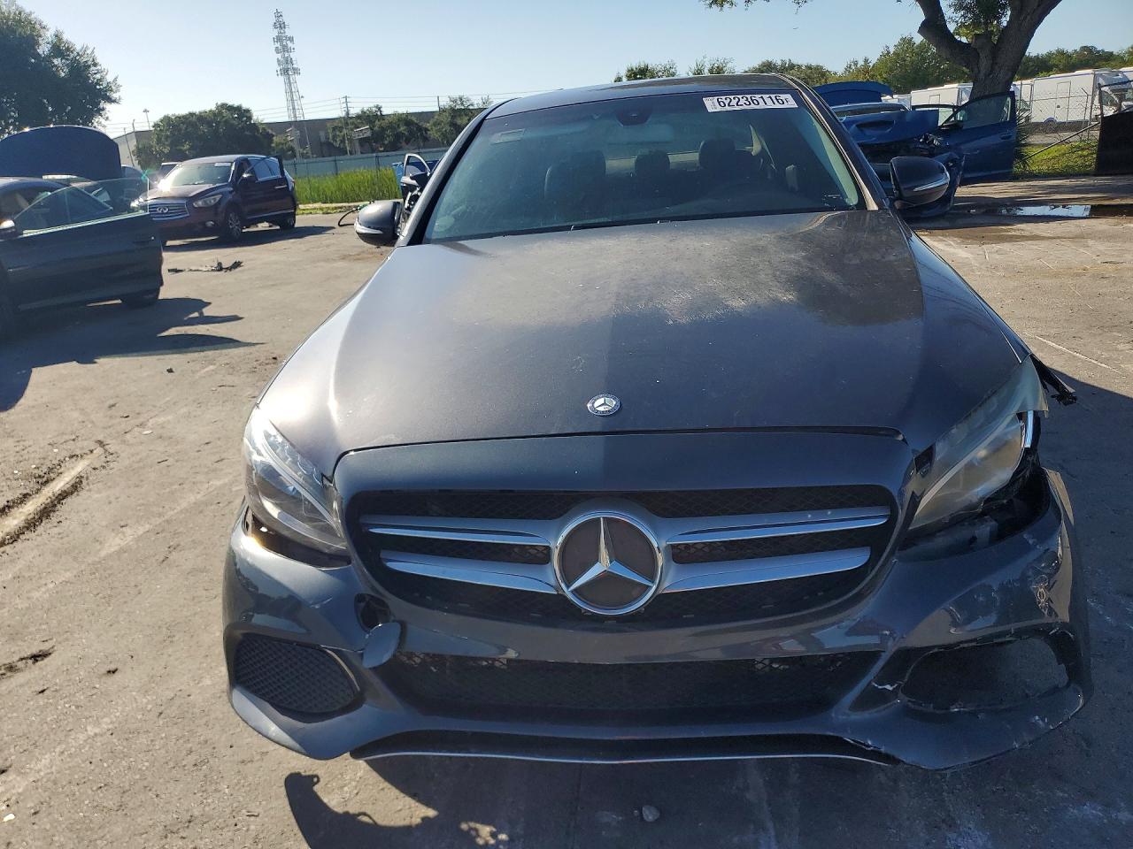 2015 Mercedes-benz C 300 Gray vin: 55SWF4JB9FU050923