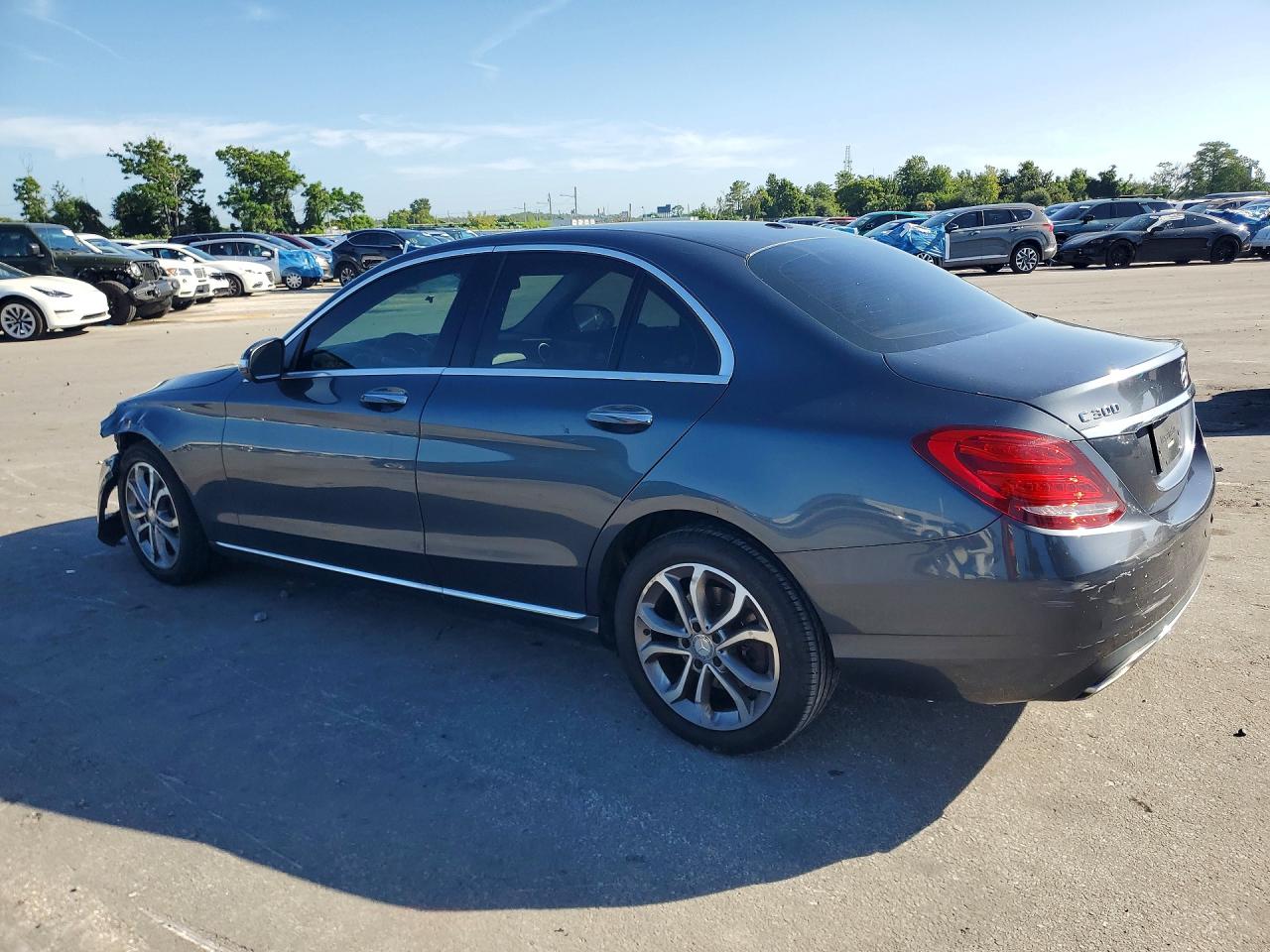 2015 Mercedes-benz C 300 Gray vin: 55SWF4JB9FU050923