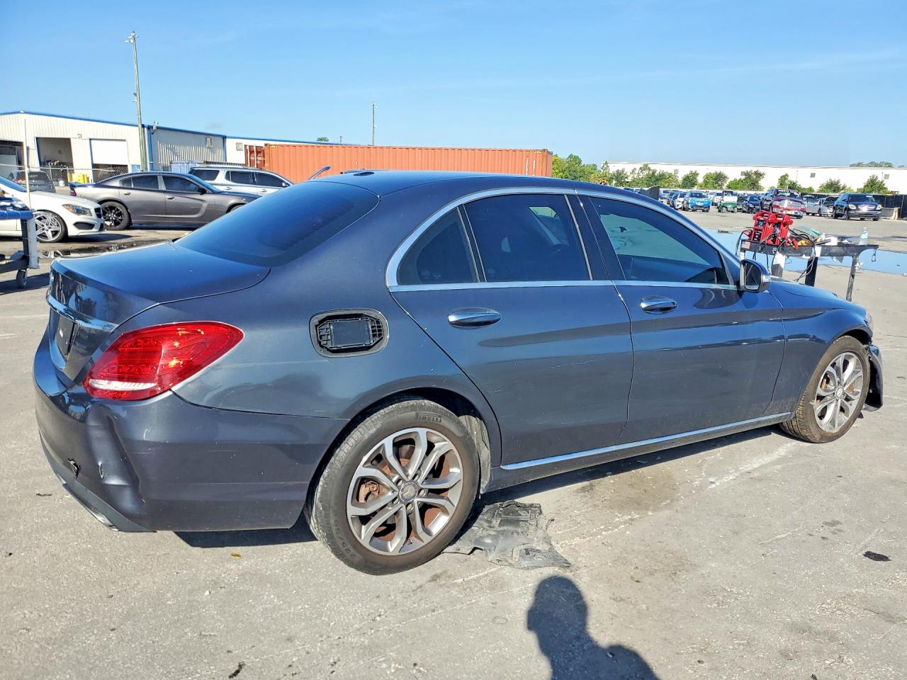 2015 Mercedes-benz C 300 Gray vin: 55SWF4JB9FU050923