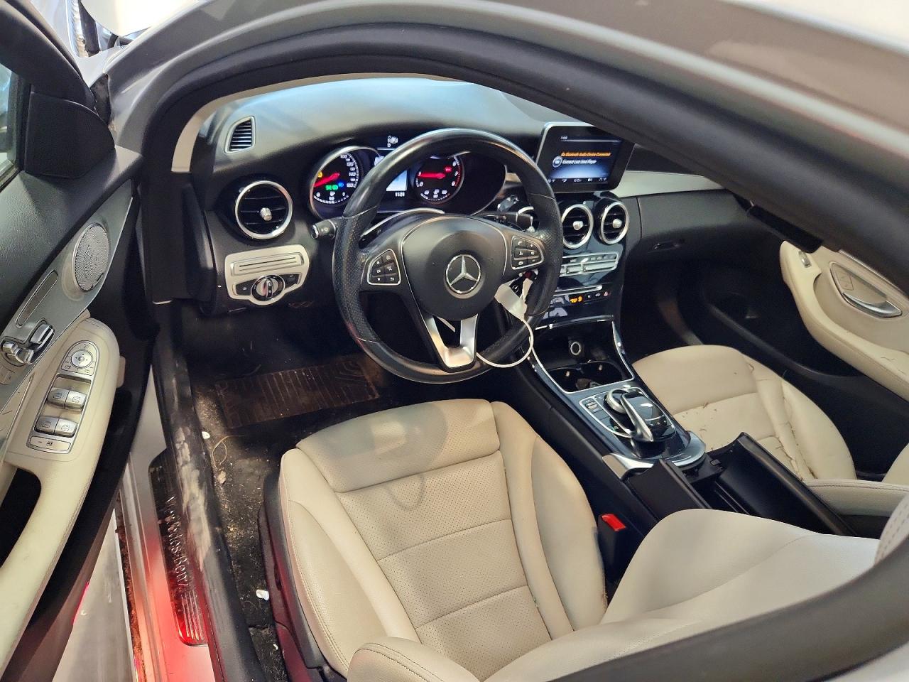 2015 Mercedes-benz C 300 Silver vin: 55SWF4JB9FU056981