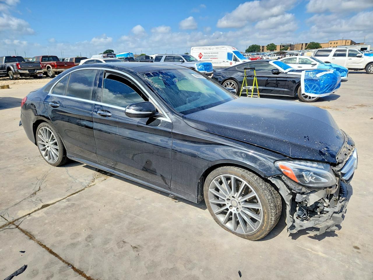 2015 Mercedes-benz C 300 Black vin: 55SWF4JB9FU057449
