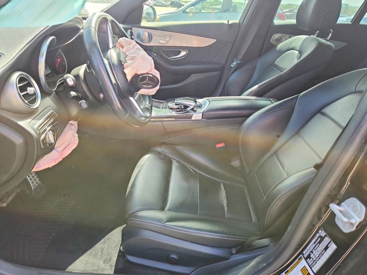 2015 Mercedes-benz C 300 Black vin: 55SWF4JB9FU057449